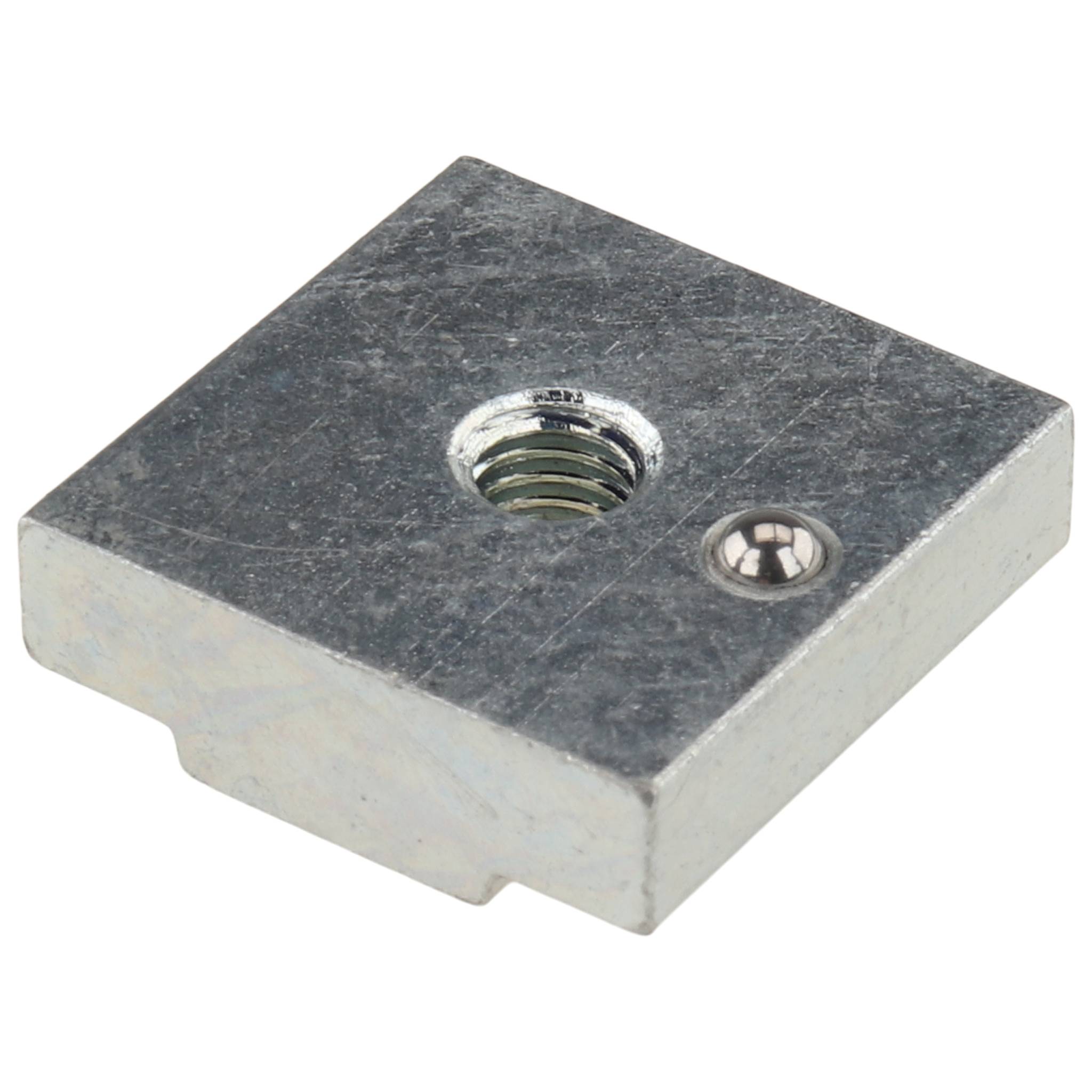 Nutenstein M5, 20x20x6,4, Stahl, verzinkt