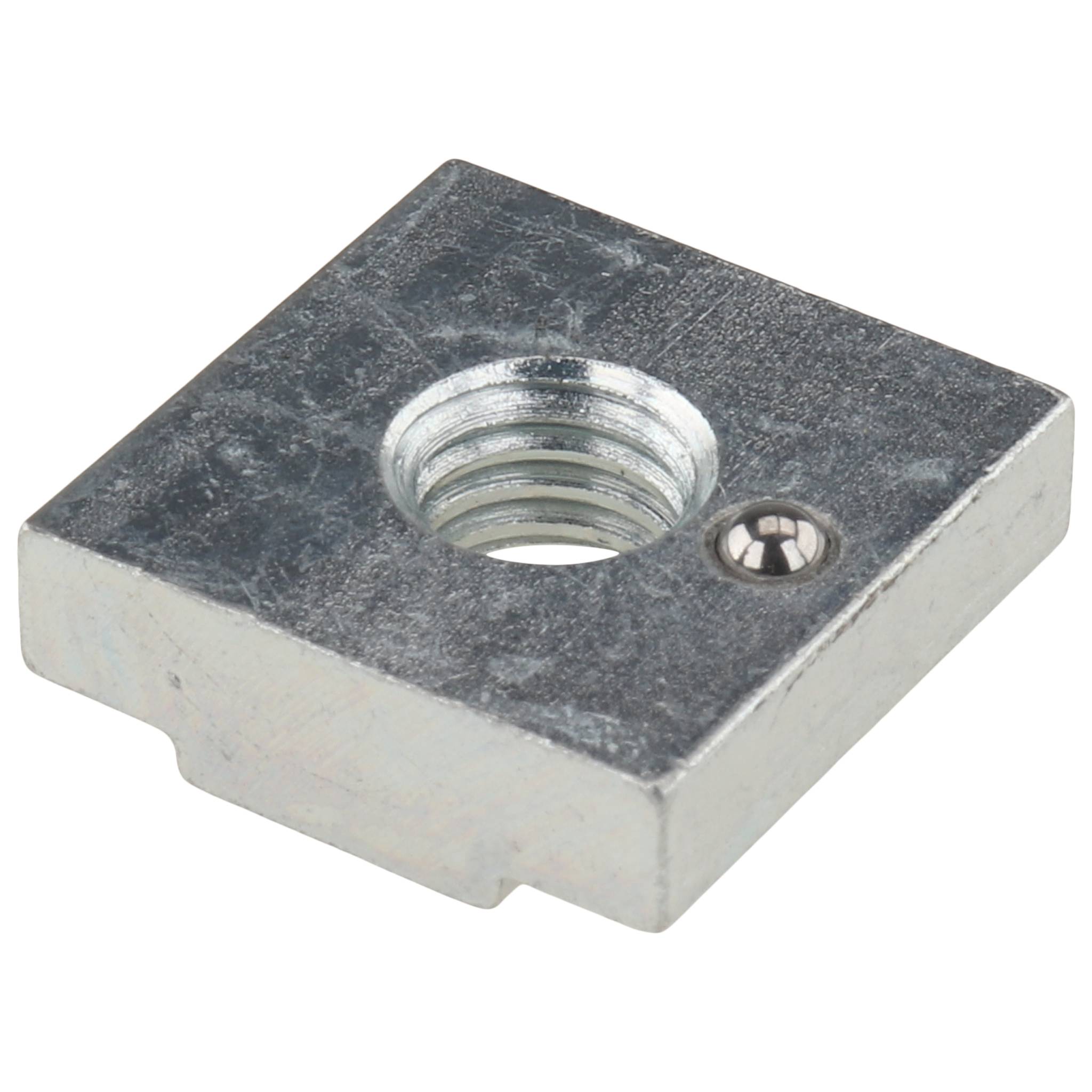 Nutenstein M8, 20x20x6,4, Stahl, verzinkt