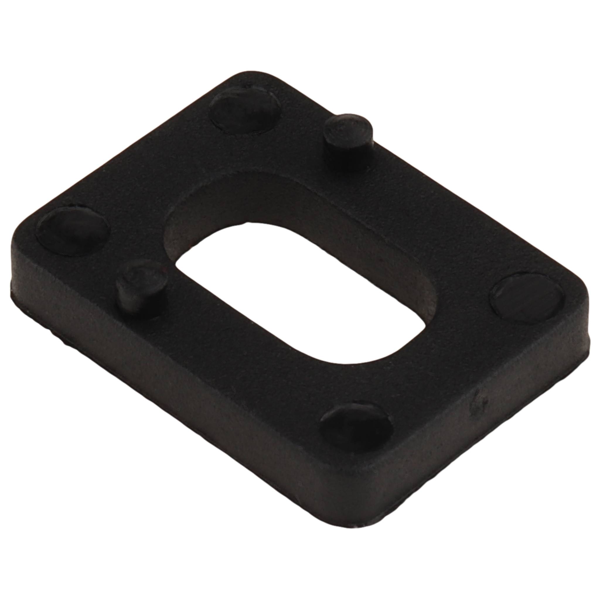 Distanzstück, 15x20x22, Kunststoff PA glasfaserverstärkt, schwarz