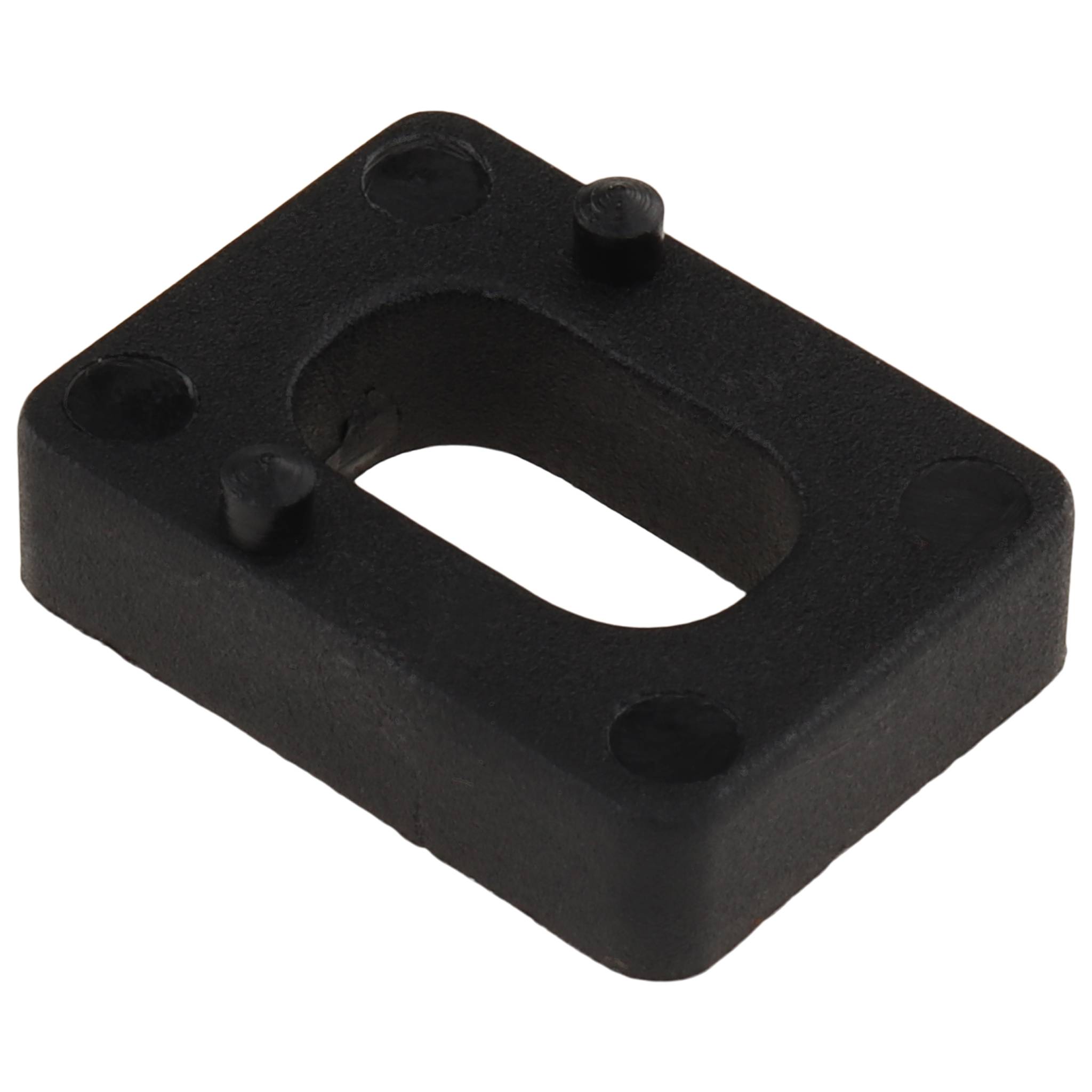 Distanzstück, 15x20x22, Kunststoff PA glasfaserverstärkt, schwarz