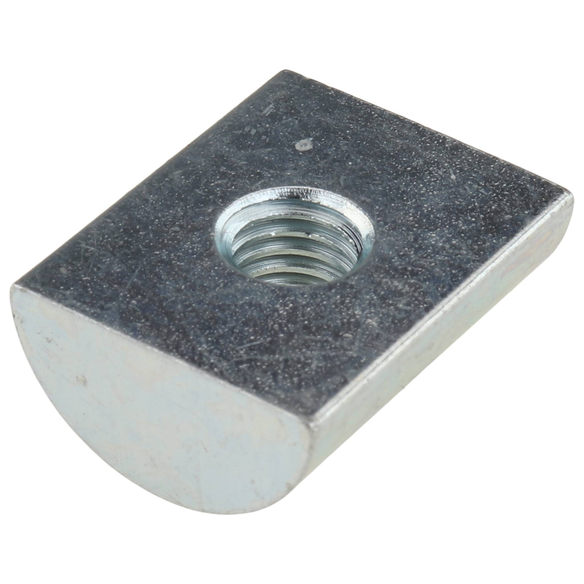 Nutenstein M8, 25x20x10, Stahl, verzinkt