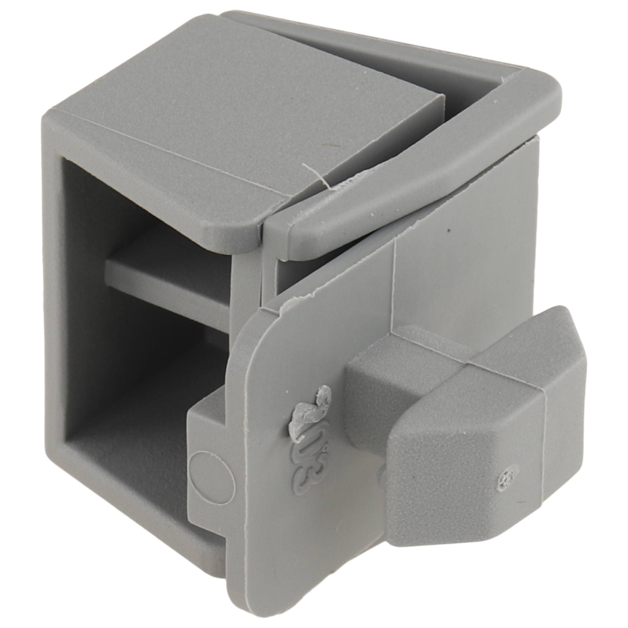 Klemmblock 14, 26x16x22, Kunststoff PA glasfaserverstärkt, grau