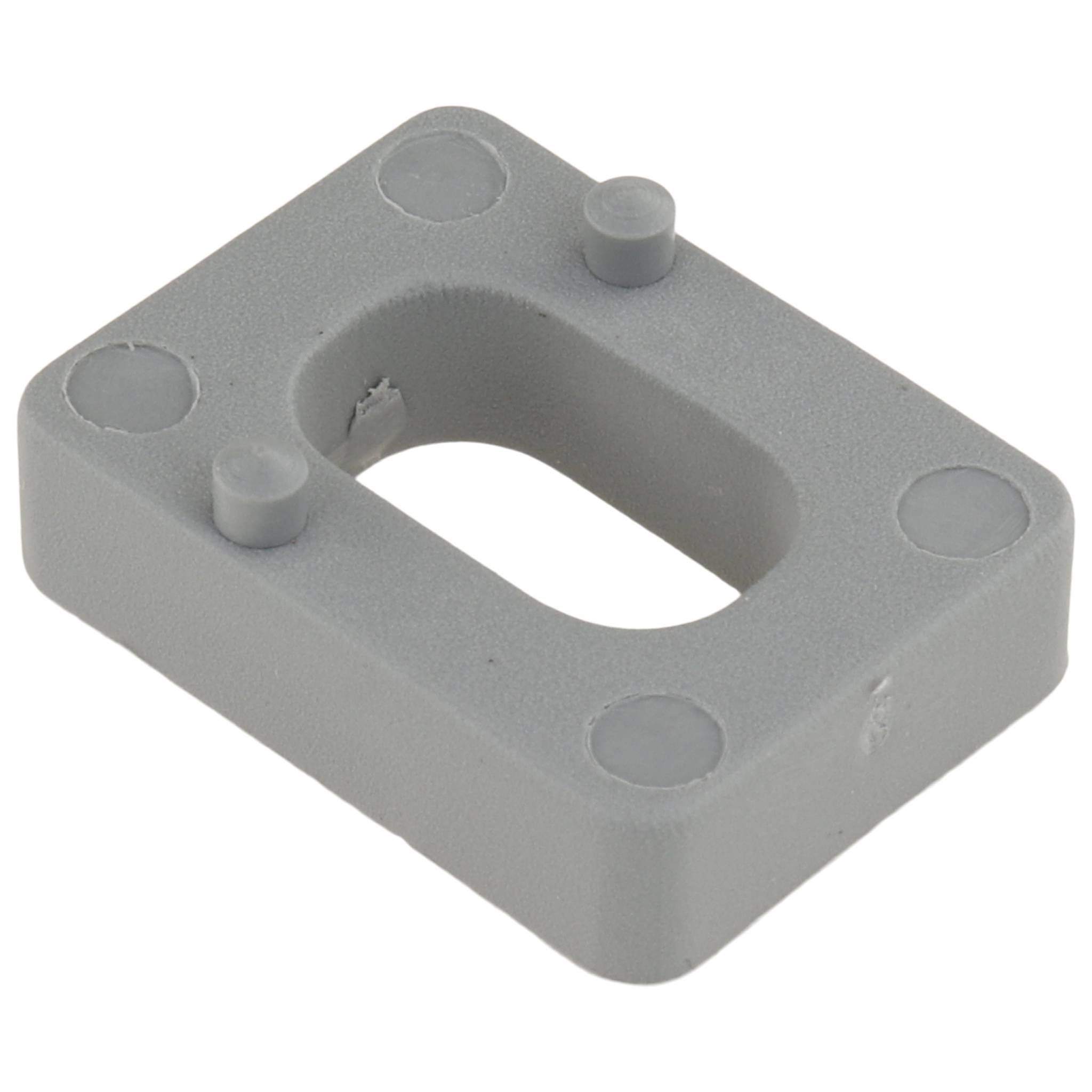 Distanzstück, 15x20x22, Kunststoff PA glasfaserverstärkt, grau