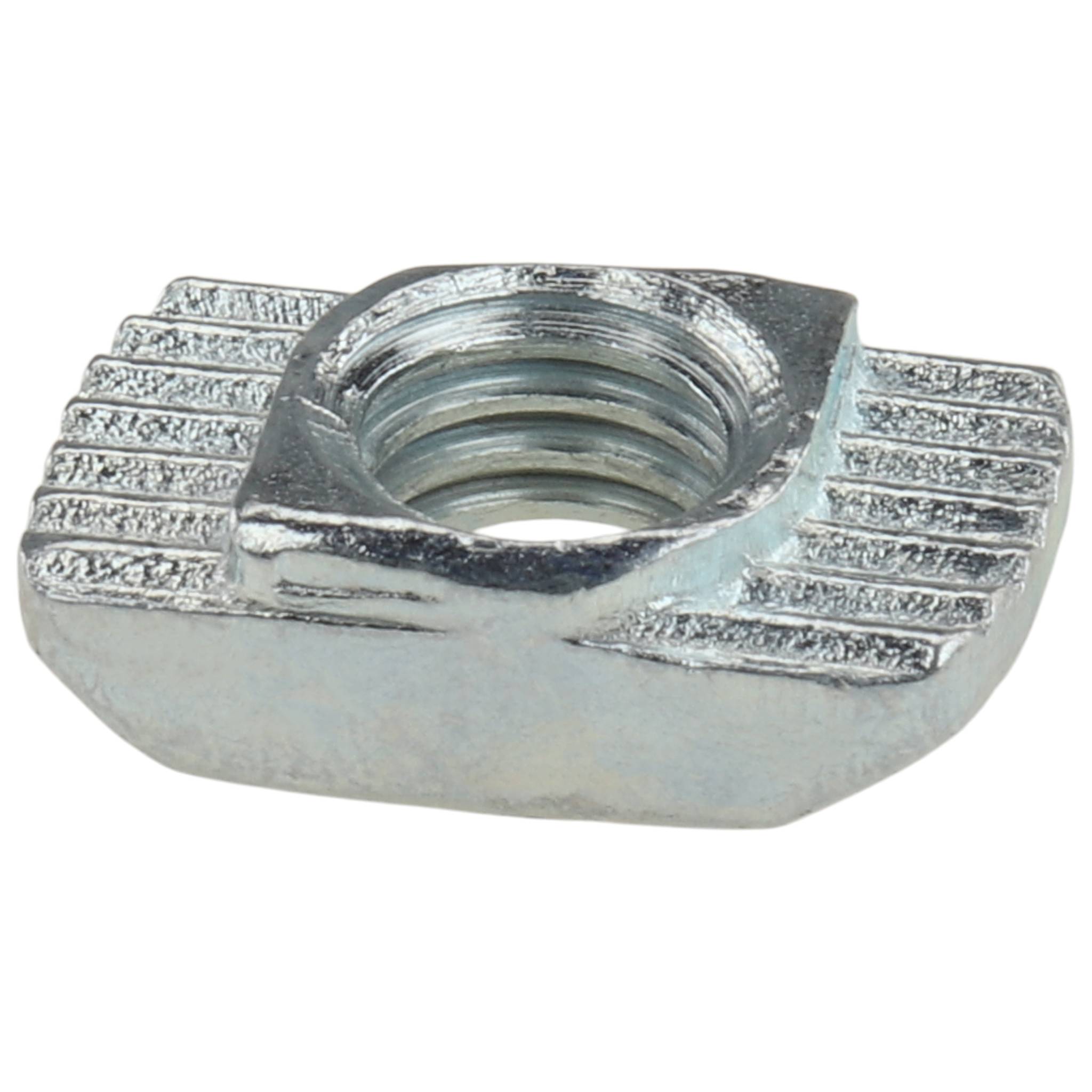 Hammermutter M6, 14,3x8x5, Stahl, verzinkt