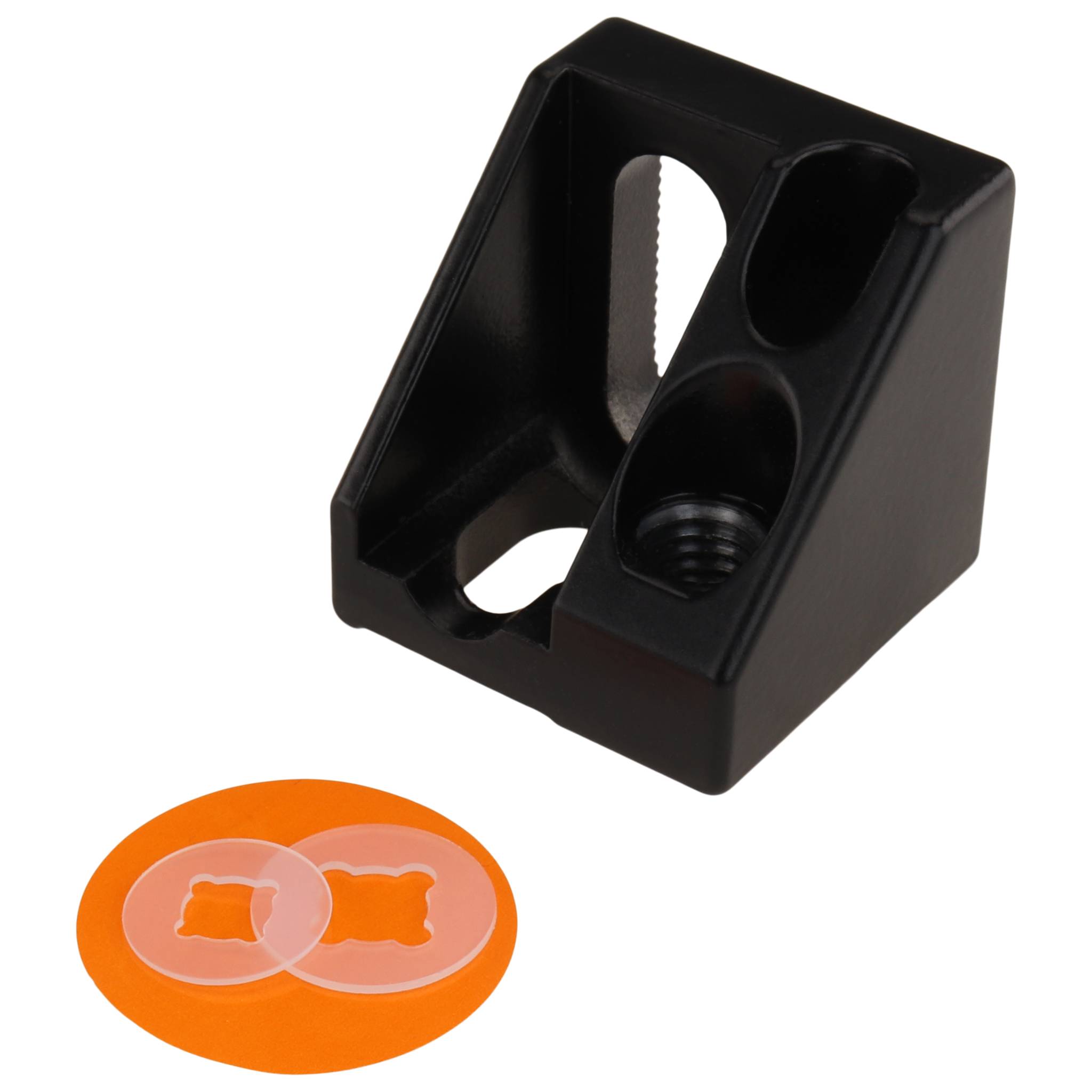 Uniblock ZN 40 CS, 30x30x30, Zink, verzinkt, schwarz