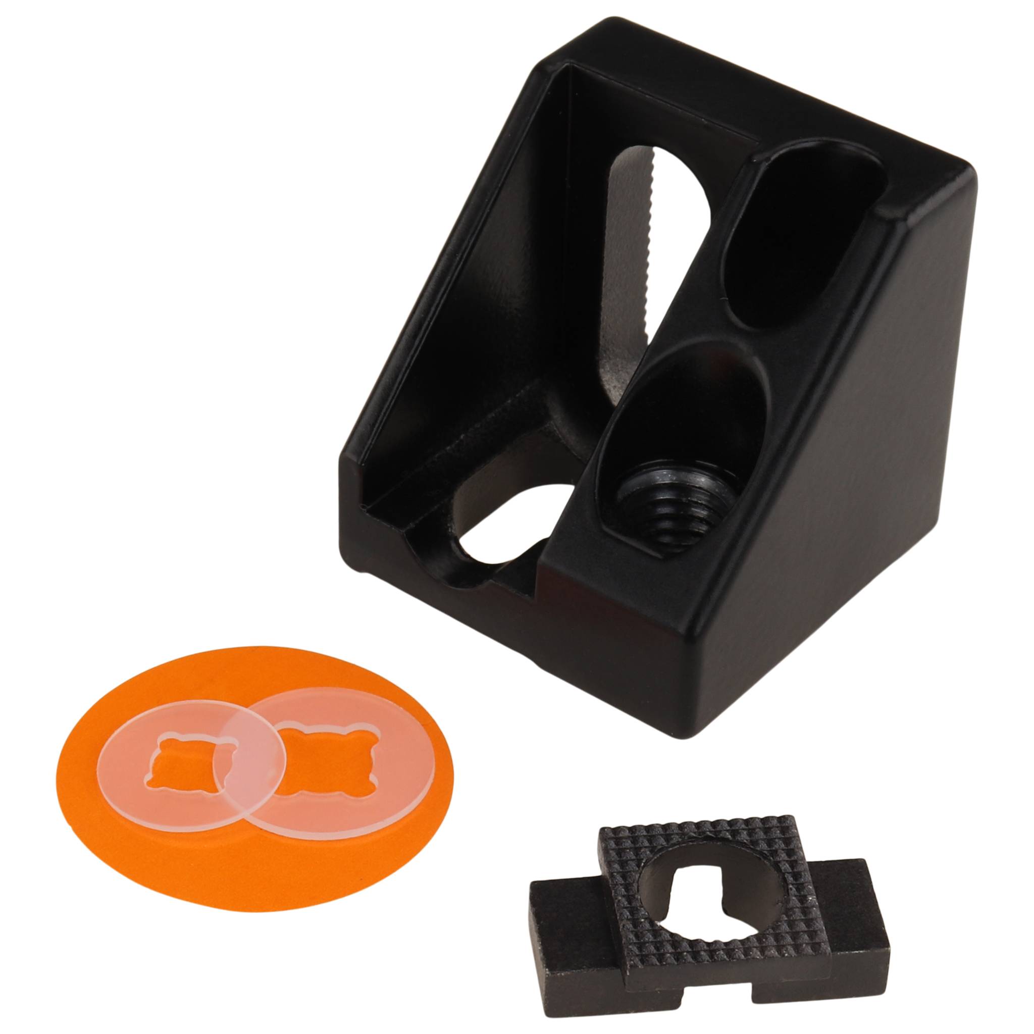 Uniblock ZN 40 CS, 30x30x30, Zink, verzinkt, schwarz