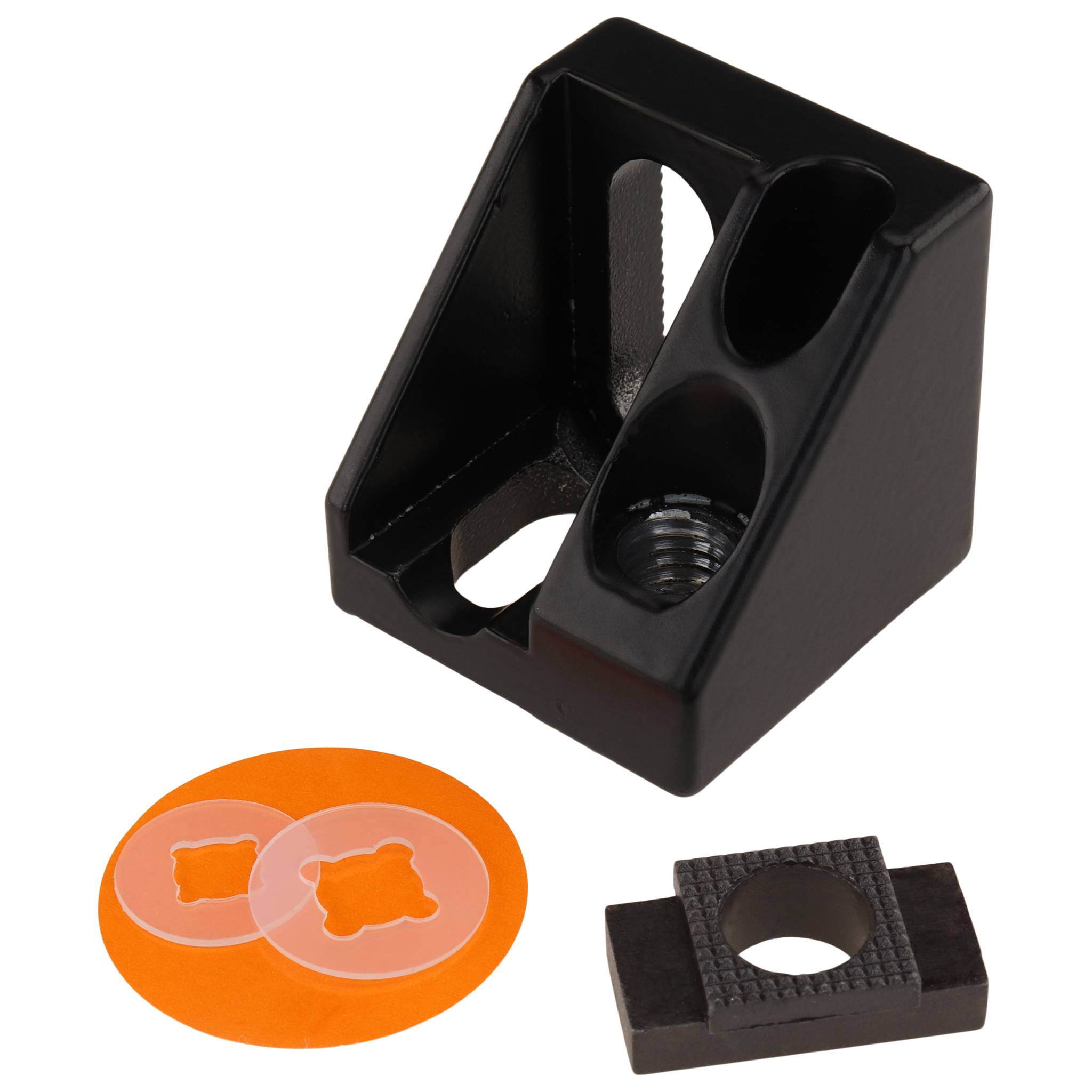 Uniblock ZN 40 CS, 30x30x30, Zink, verzinkt, schwarz