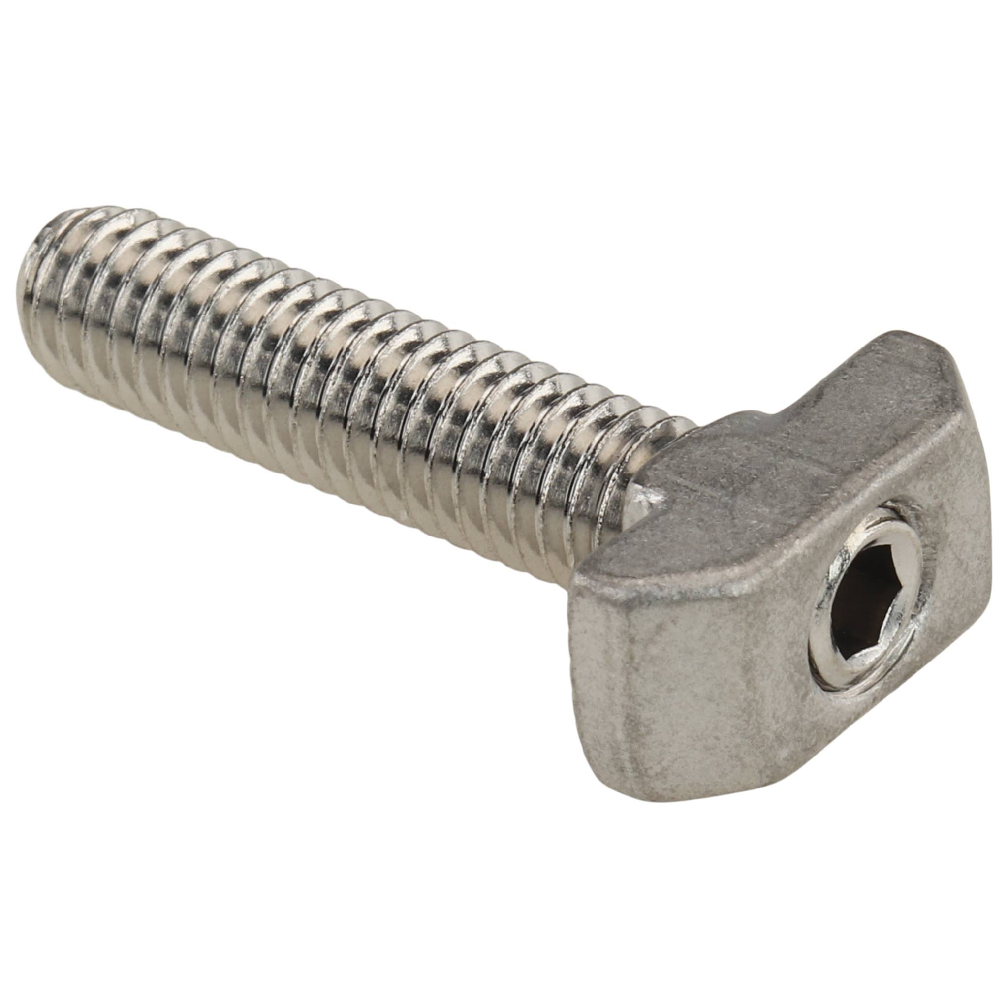 Hammerschraube M6x25, M6x25, Edelstahl, blank