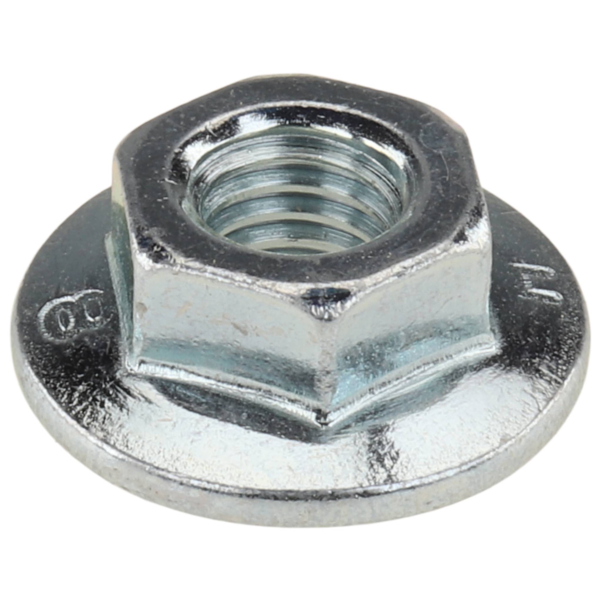 Flanschmutter M8, D21,6x7,9, Stahl, verzinkt