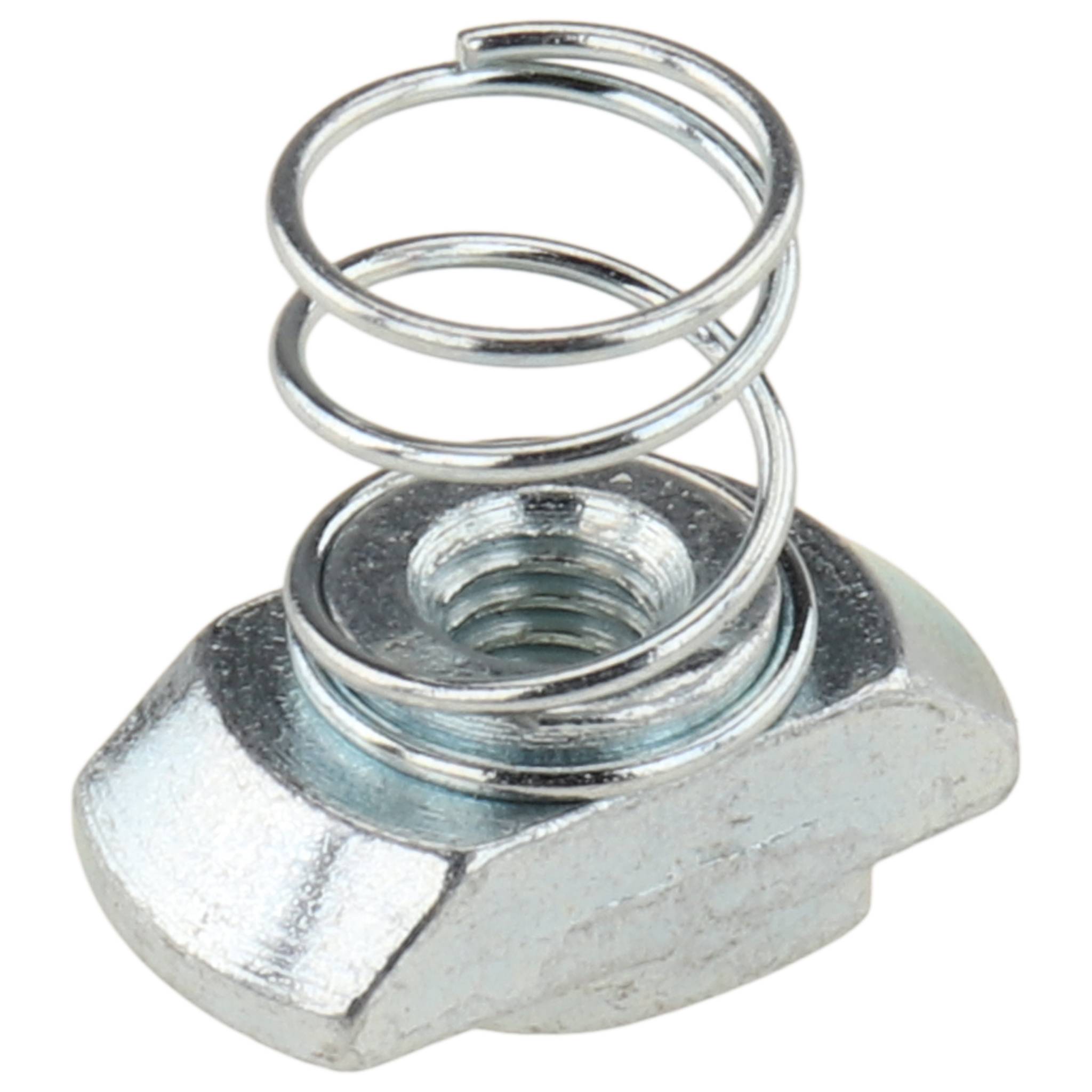 Federmutter M4, 15x7,9x14,3, Stahl, verzinkt