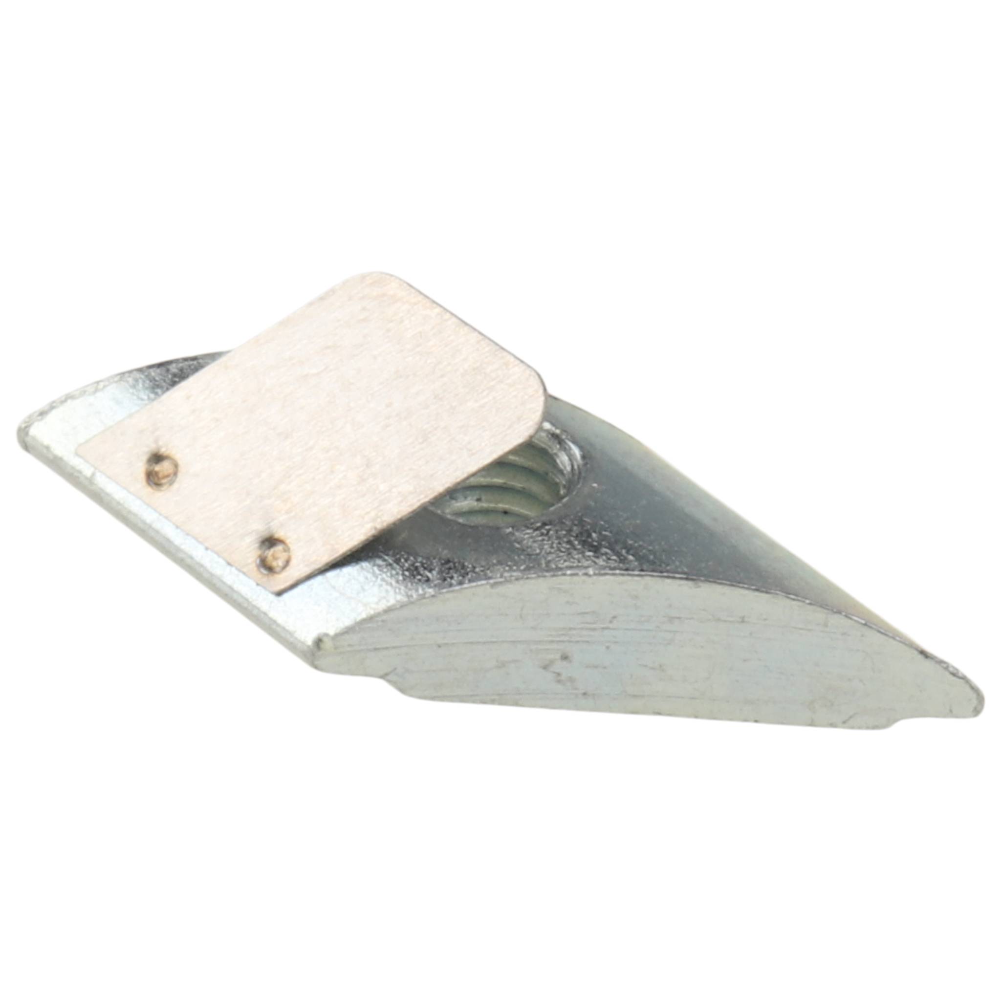 Rhombus-Nutenstein M4, 21,9x10,8x7,2, Stahl, verzinkt