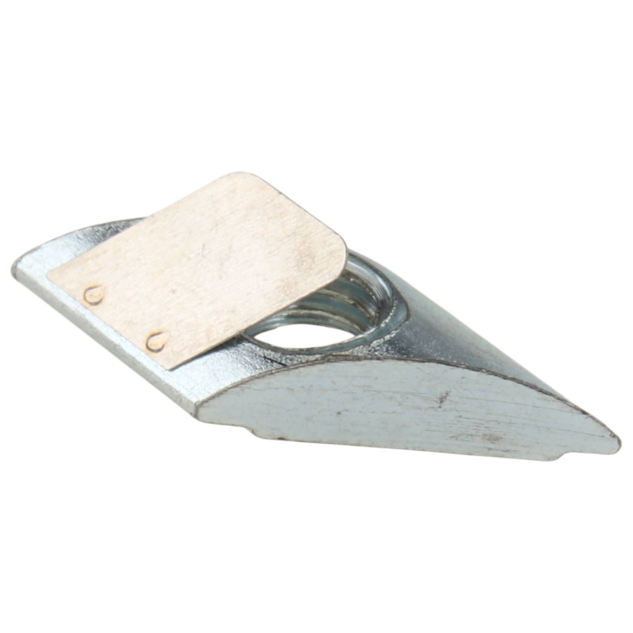 Rhombus-Nutenstein M6, 21,9x10,8x7,2, Stahl, verzinkt