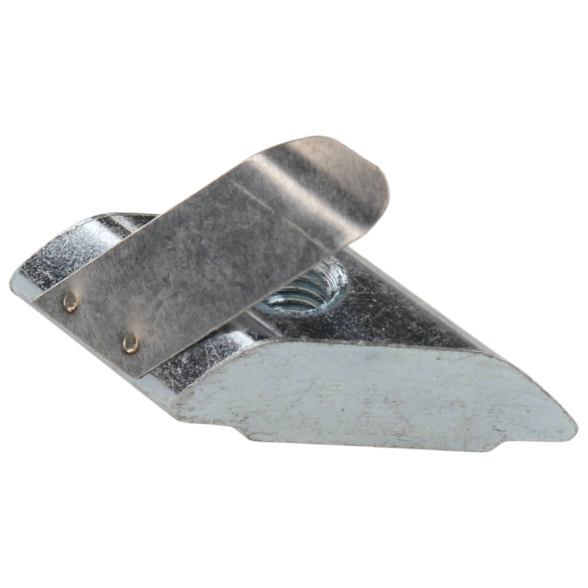 Rhombus-Nutenstein M4, 23,6x12,5x12,8, Stahl, verzinkt