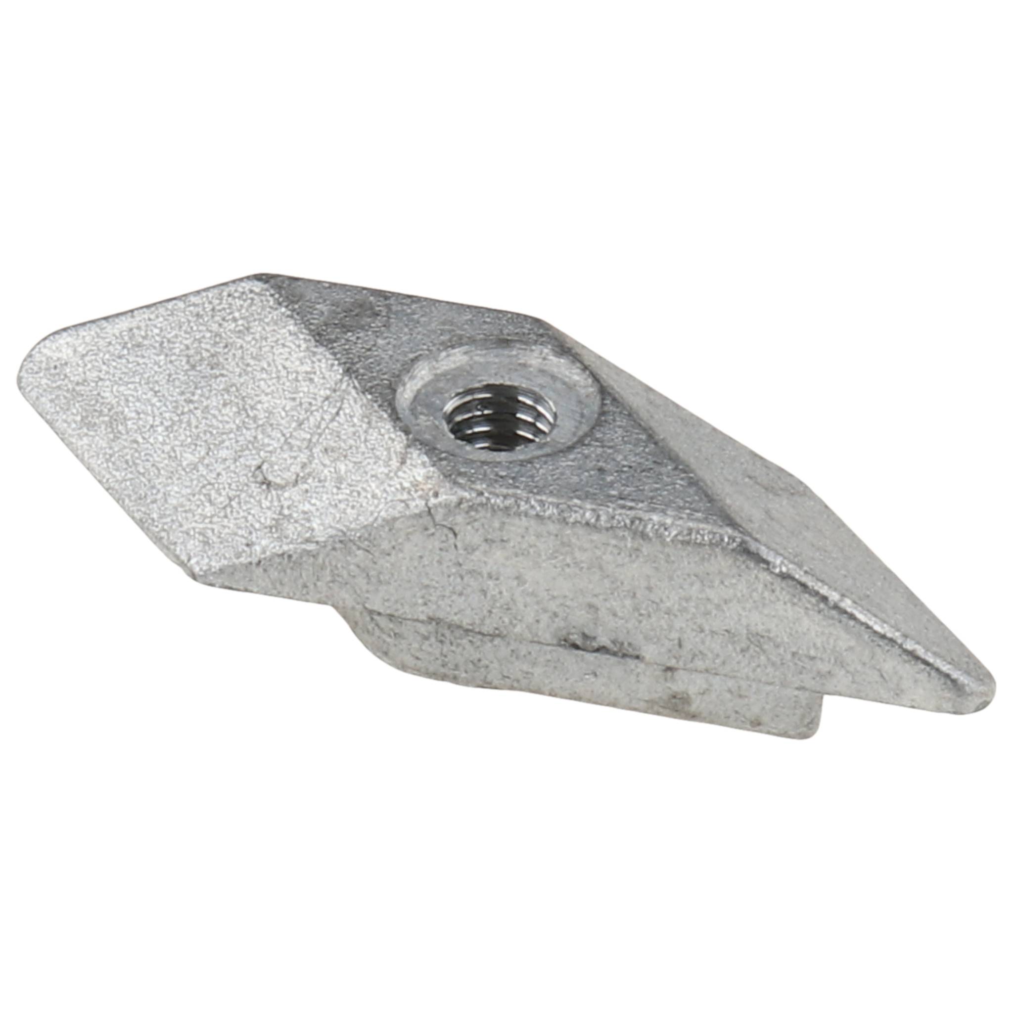 Rhombusmutter M3, 15x7,9x6, Zink-Druckguß, blank