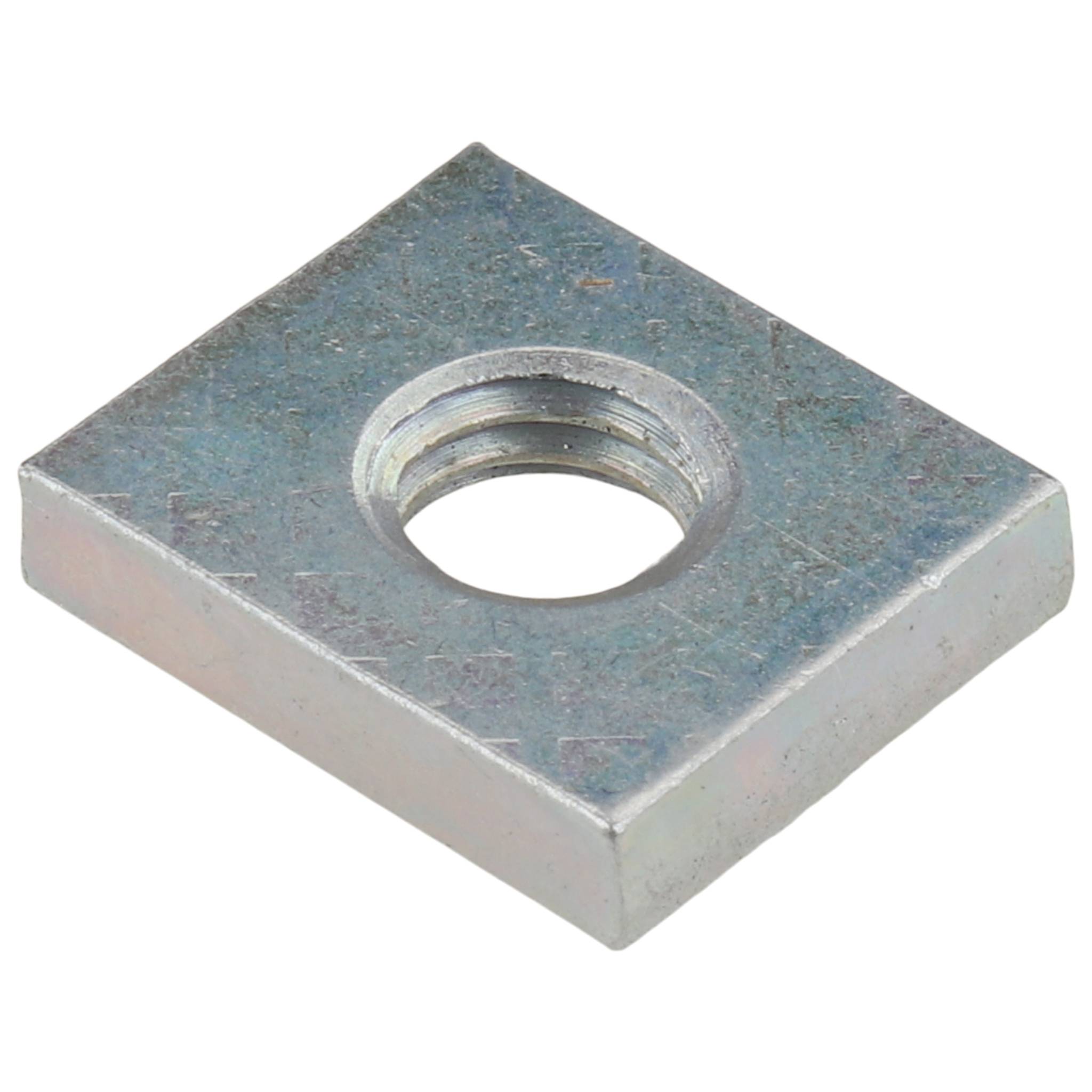 Gewindeplatte M6, 14x12x3, Stahl, verzinkt