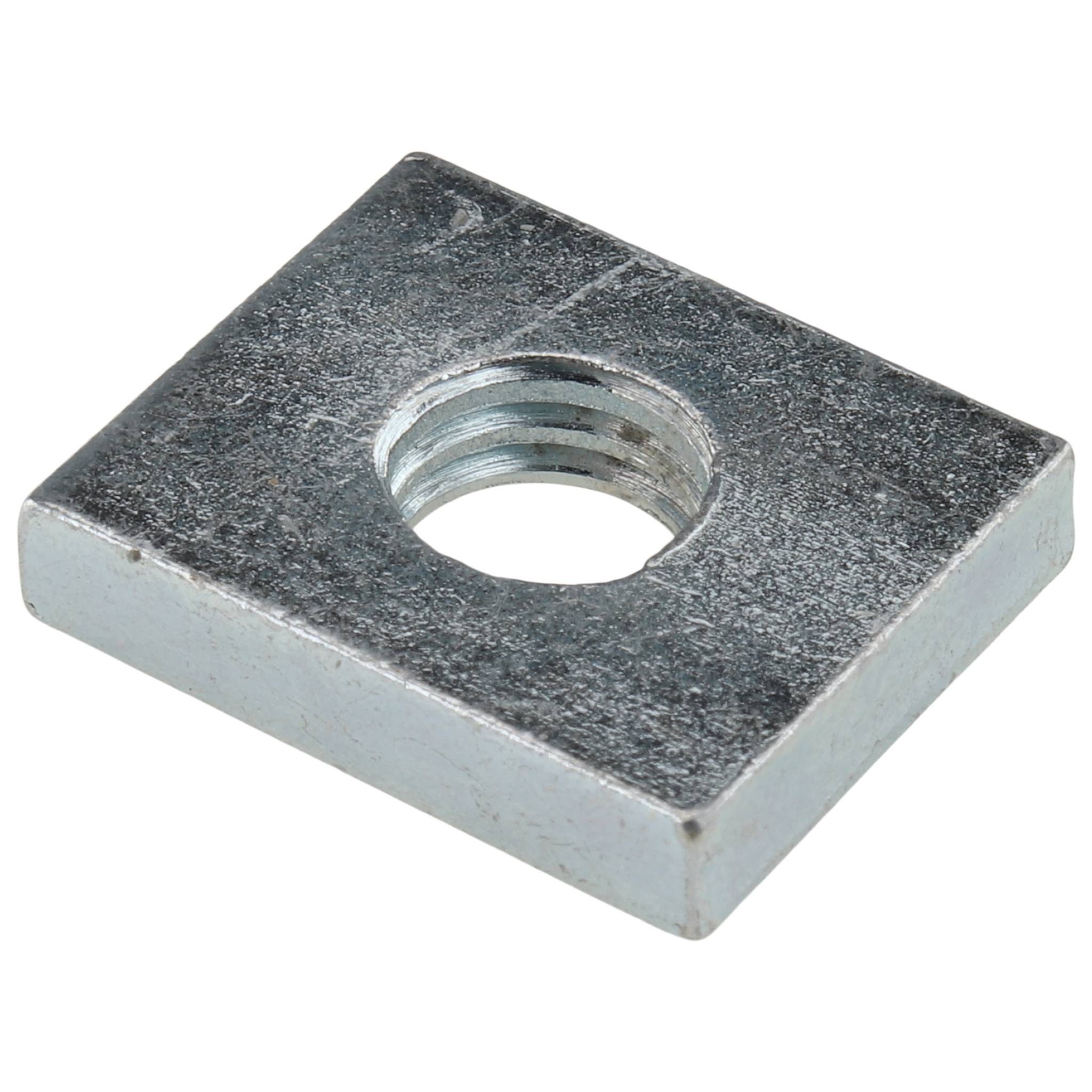 Gewindeplatte M8, 19x16x4, Stahl, verzinkt