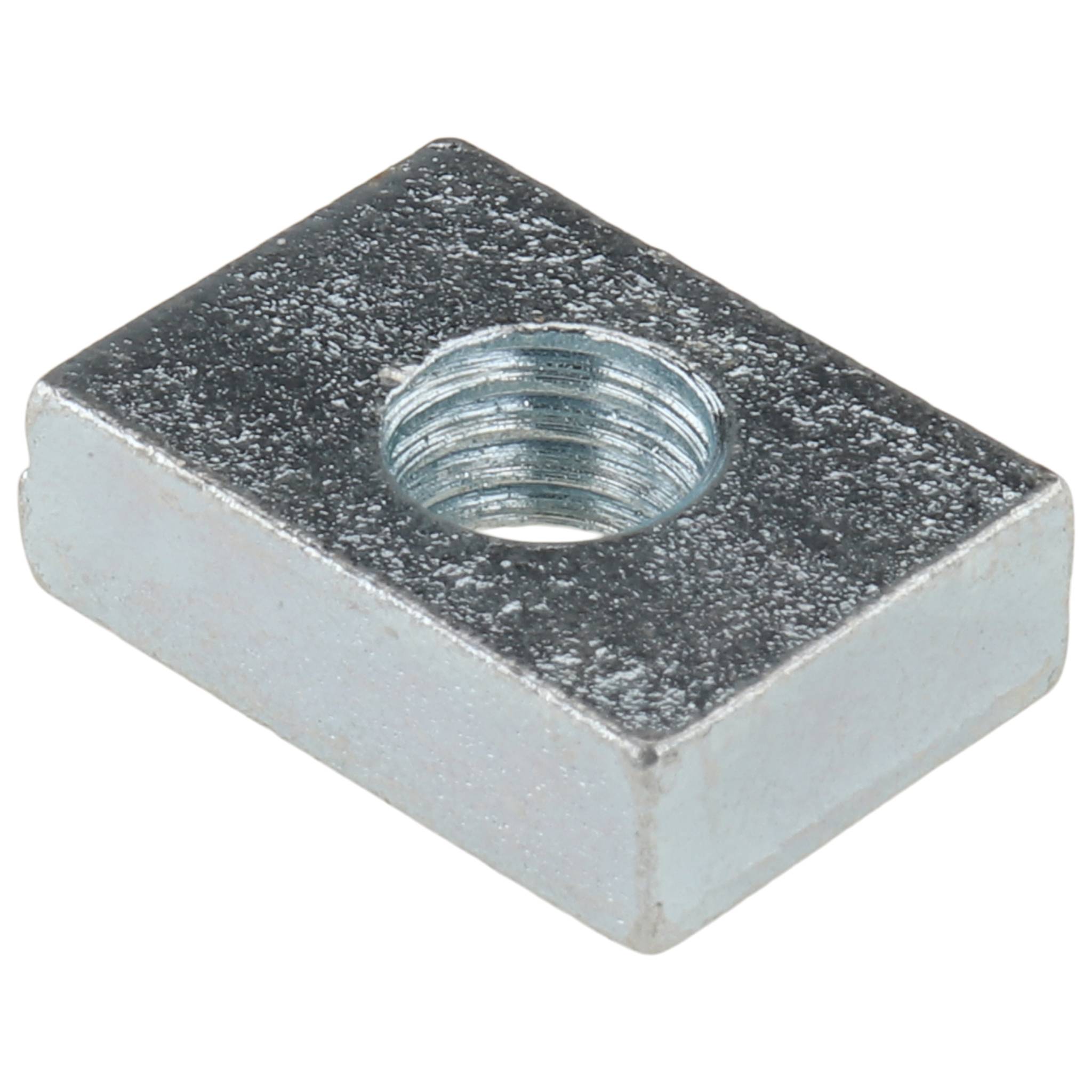 Gewindeplatte M8, 20x14x6, Stahl, verzinkt