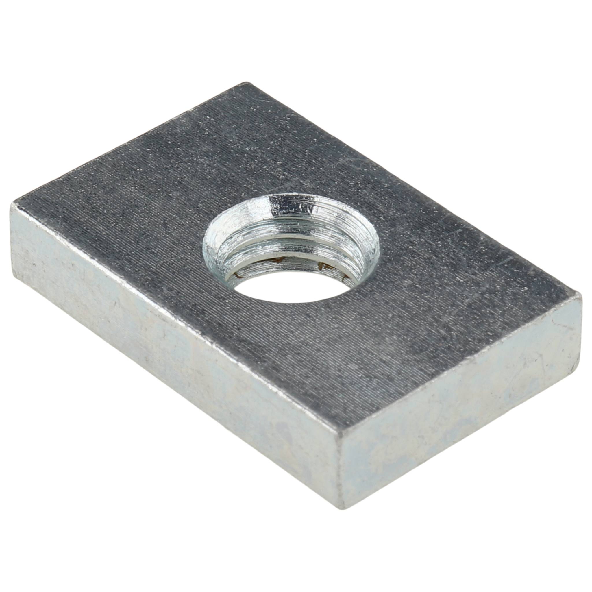 Gewindeplatte M10, 30x20x6, Stahl, verzinkt