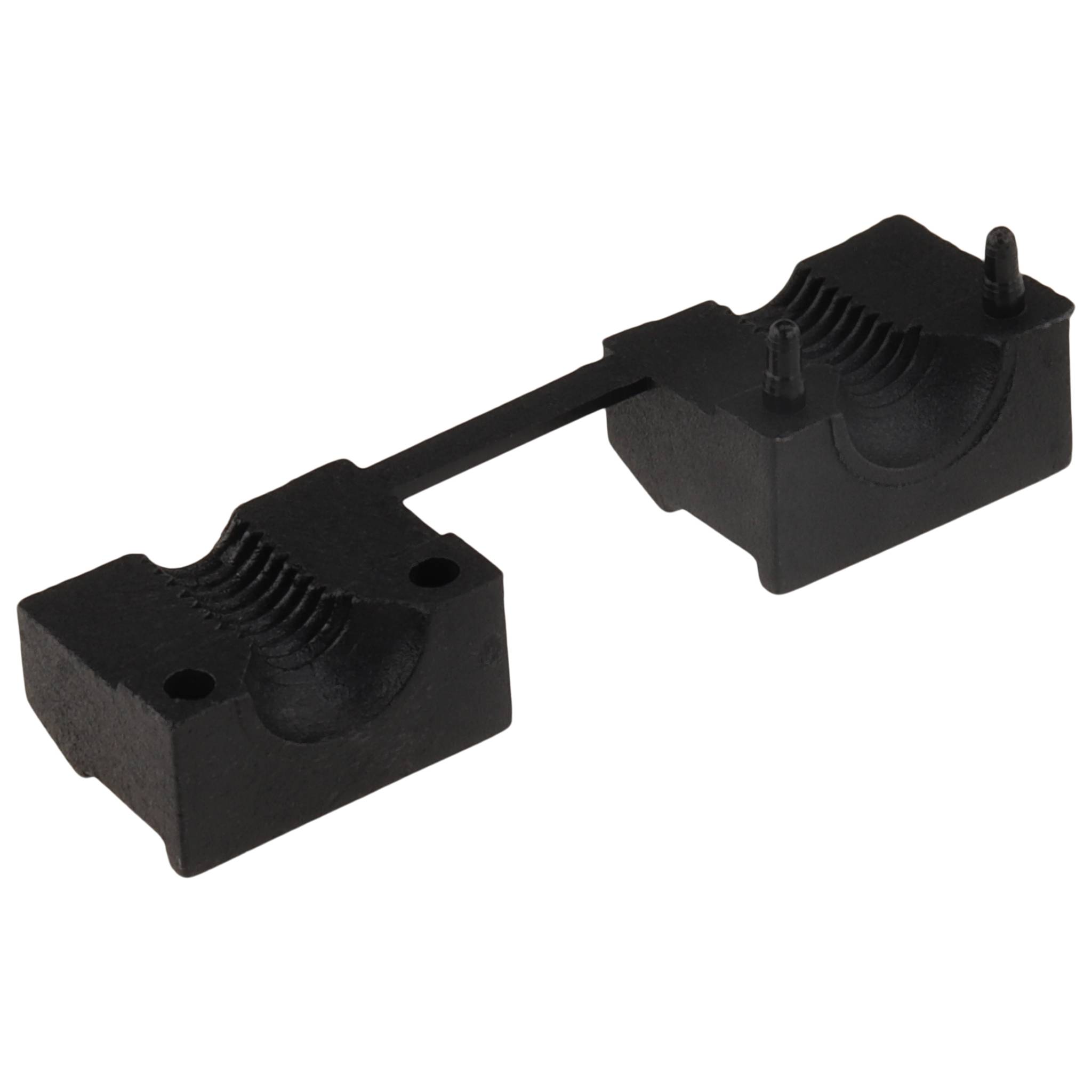 Spreizmutter M4, 12x11,6x9, Kunststoff PA glasfaserverstärkt, blank, schwarz