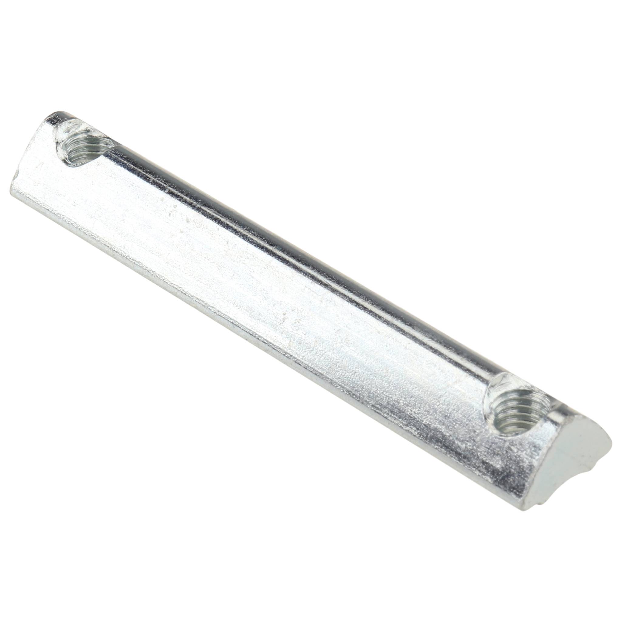 Doppelnutenstein M5, 58x10,5x6,9, Stahl, verzinkt