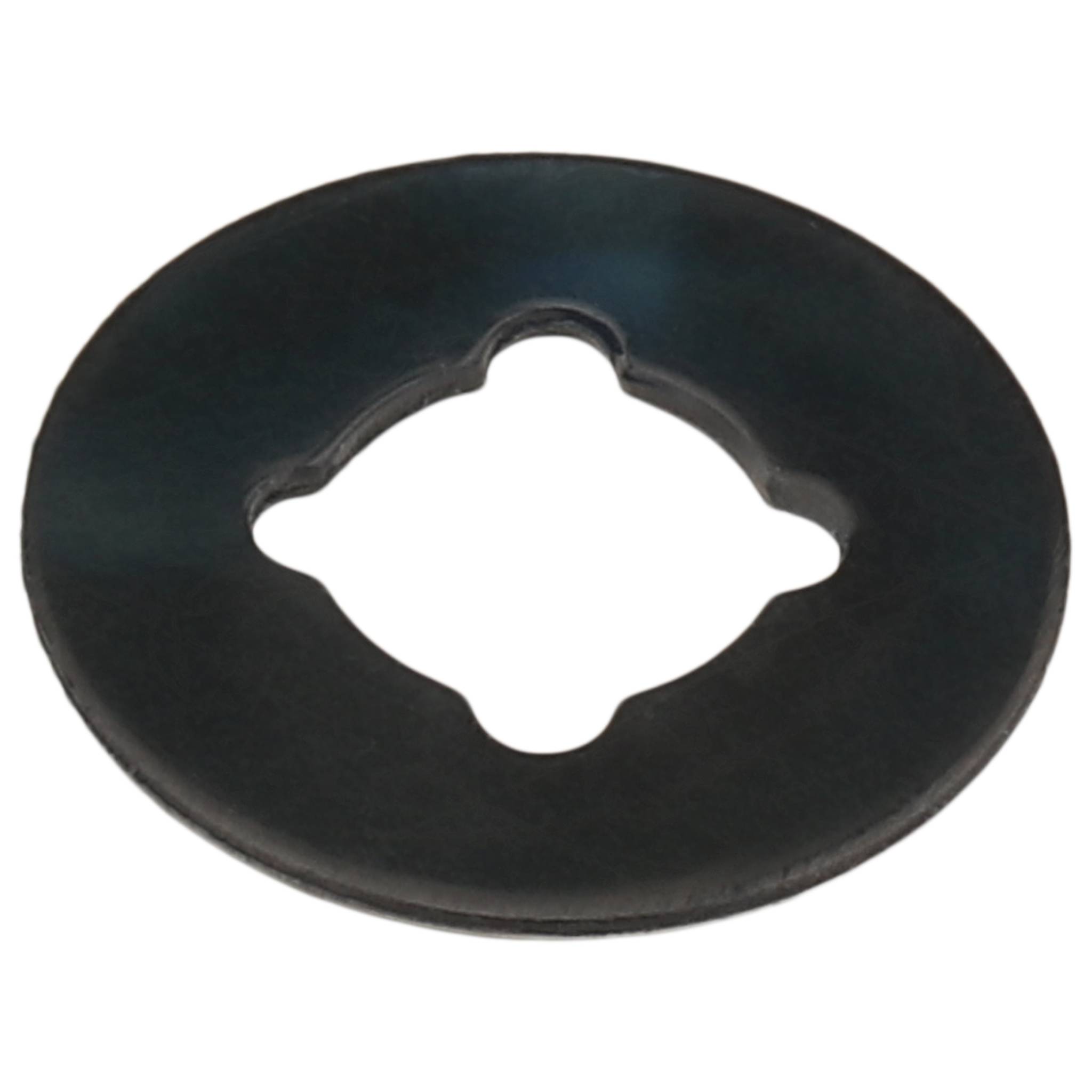 Unverlierbarkeitsscheibe M6, D12x0.5, Kunststoff PA, schwarz