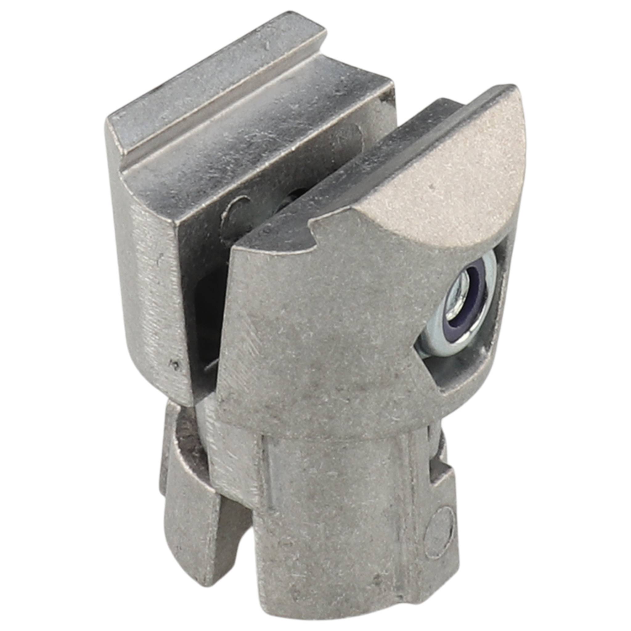 Verbinder, Aussenliegender T-Verbinder D28, D28x50, Aluminiumdruckguß, blank, alufarbig