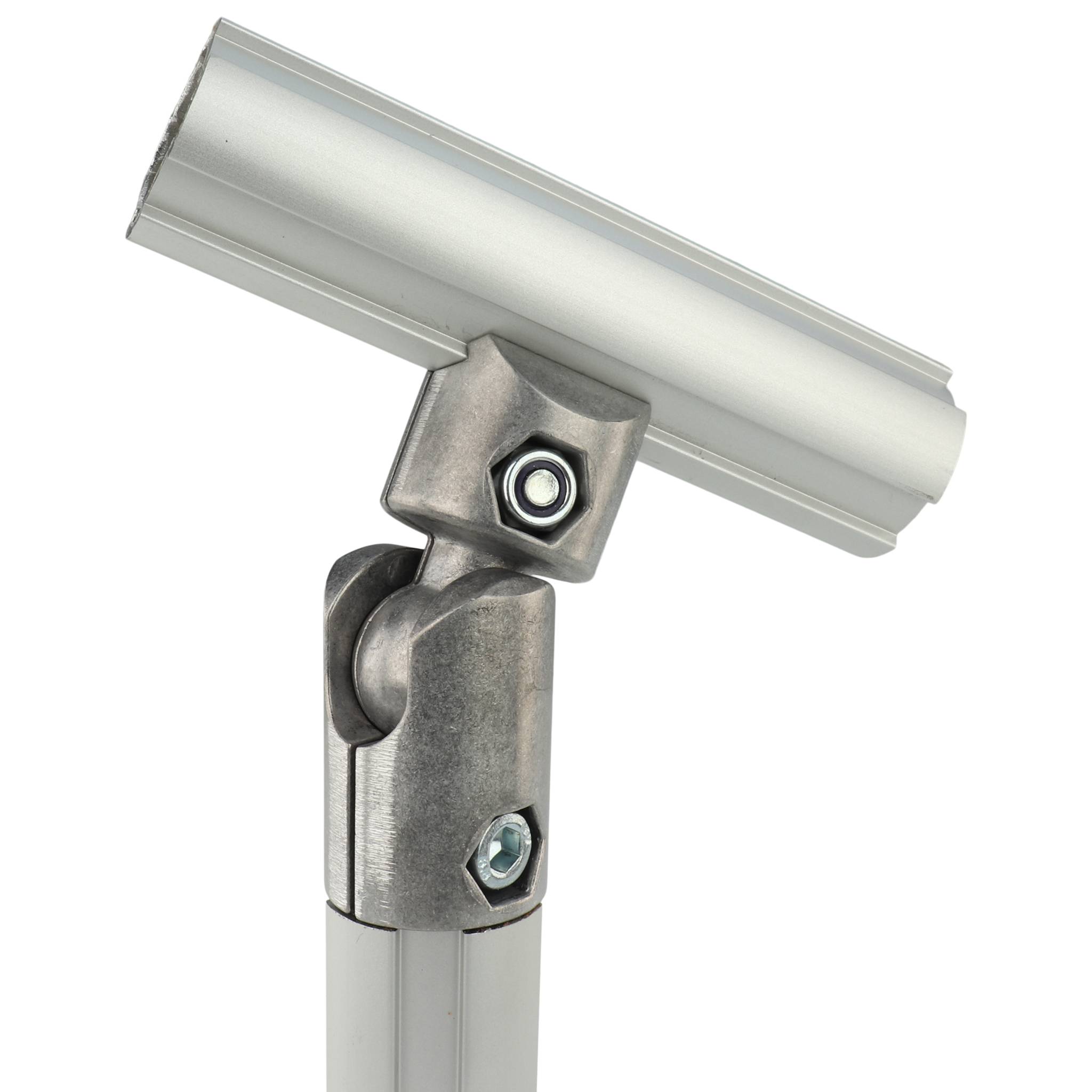 Verbinder, Innenliegender Kugelverbinder D28, D28x95, Aluminiumdruckguß, blank, alufarbig