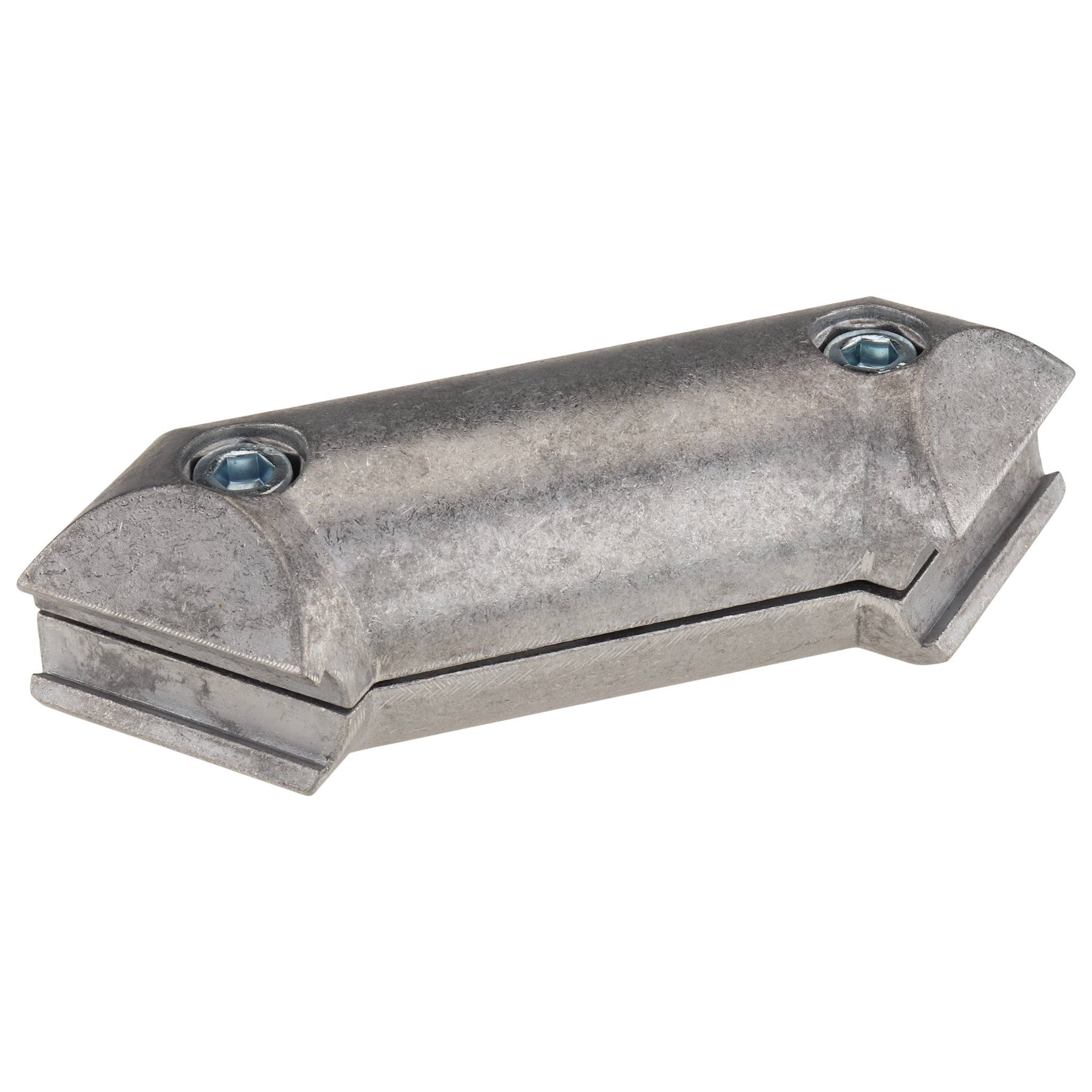 Verbinder, Winkelverbinder 2D28, 70x50x36, Aluminiumdruckguß, blank, alufarbig