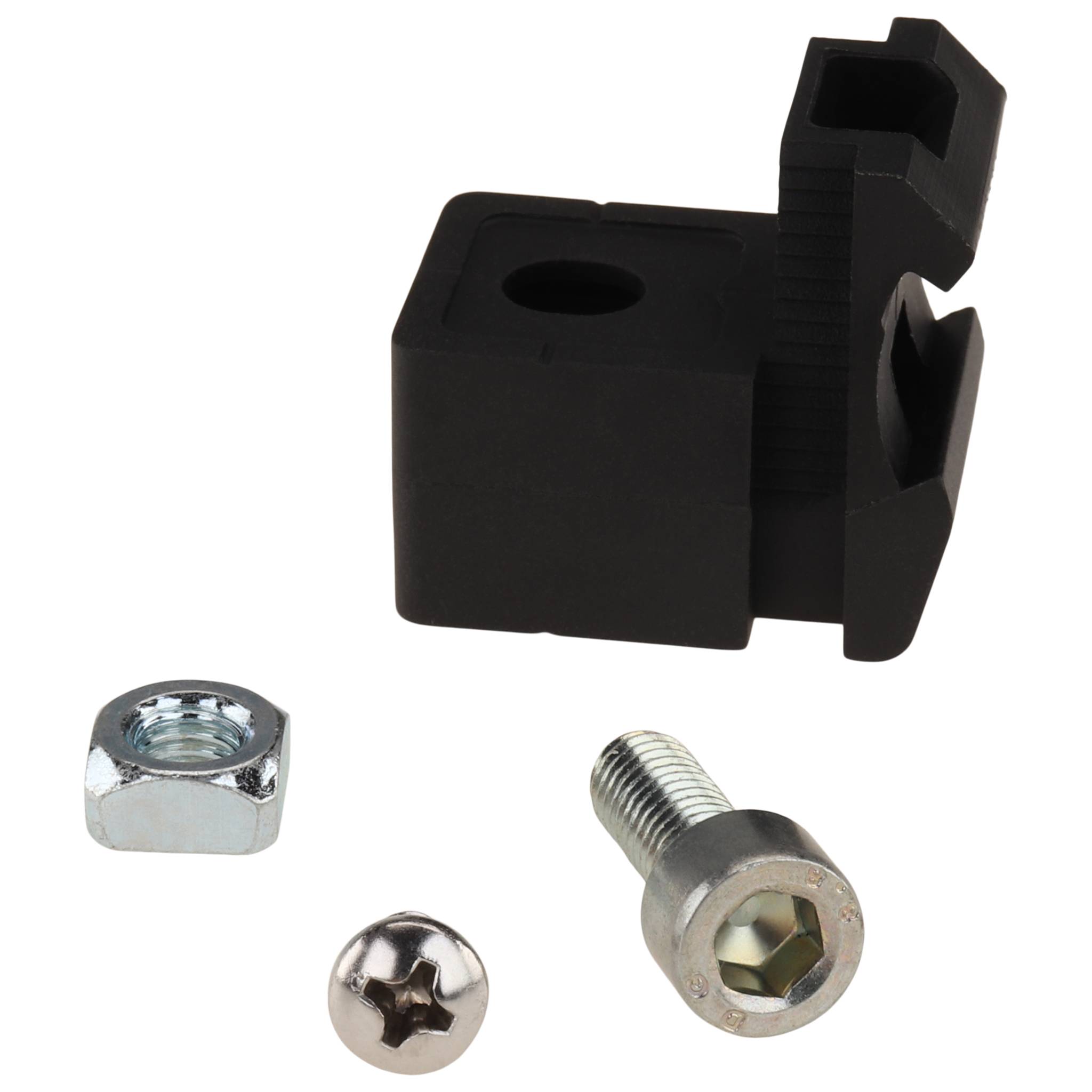 Varioblock, 30x30x30, Kunststoff PA kohlefaserverstärkt, schwarz