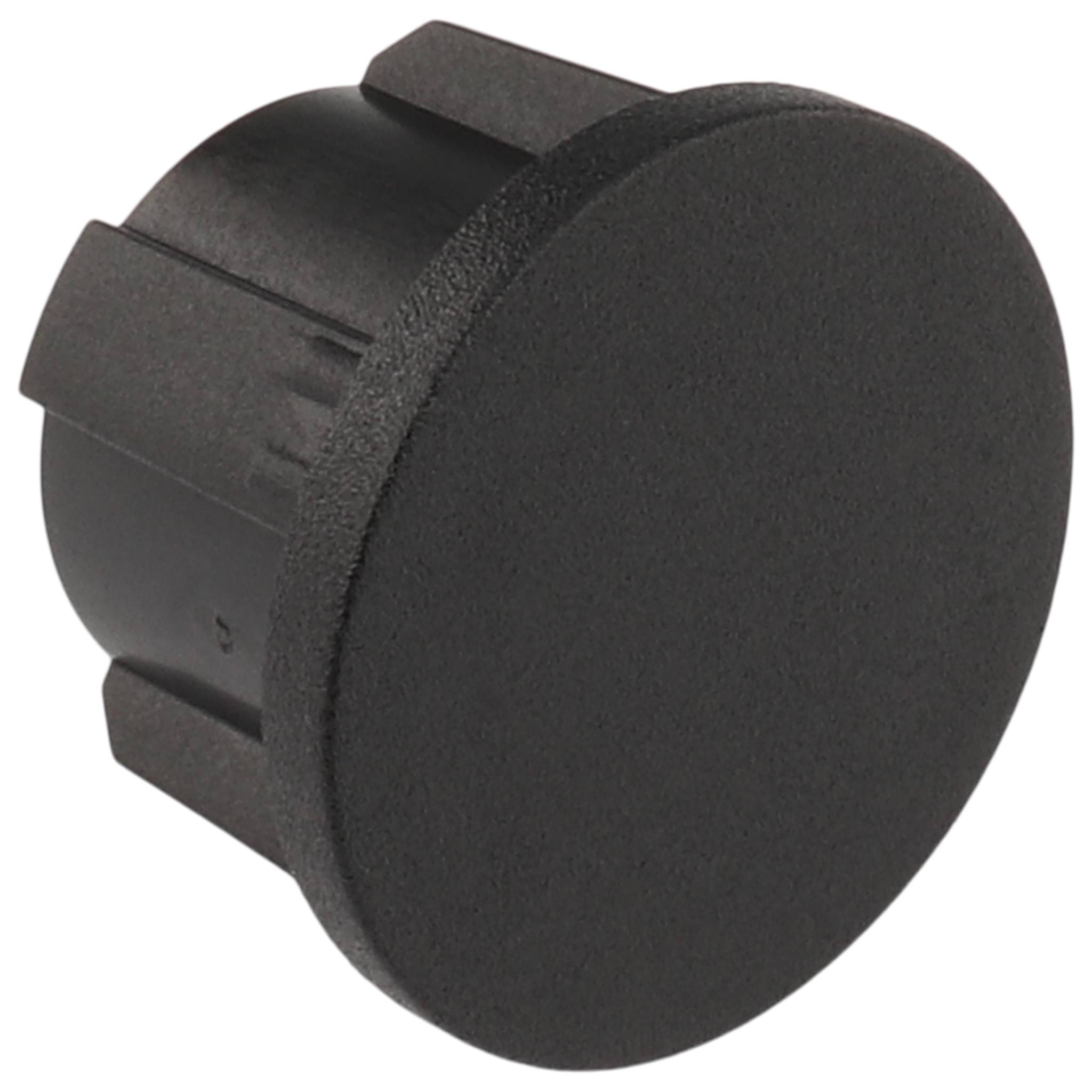 Kappe, Abdeckkappe, D30x20, Kunststoff PA kohlefaserverstärkt, schwarz