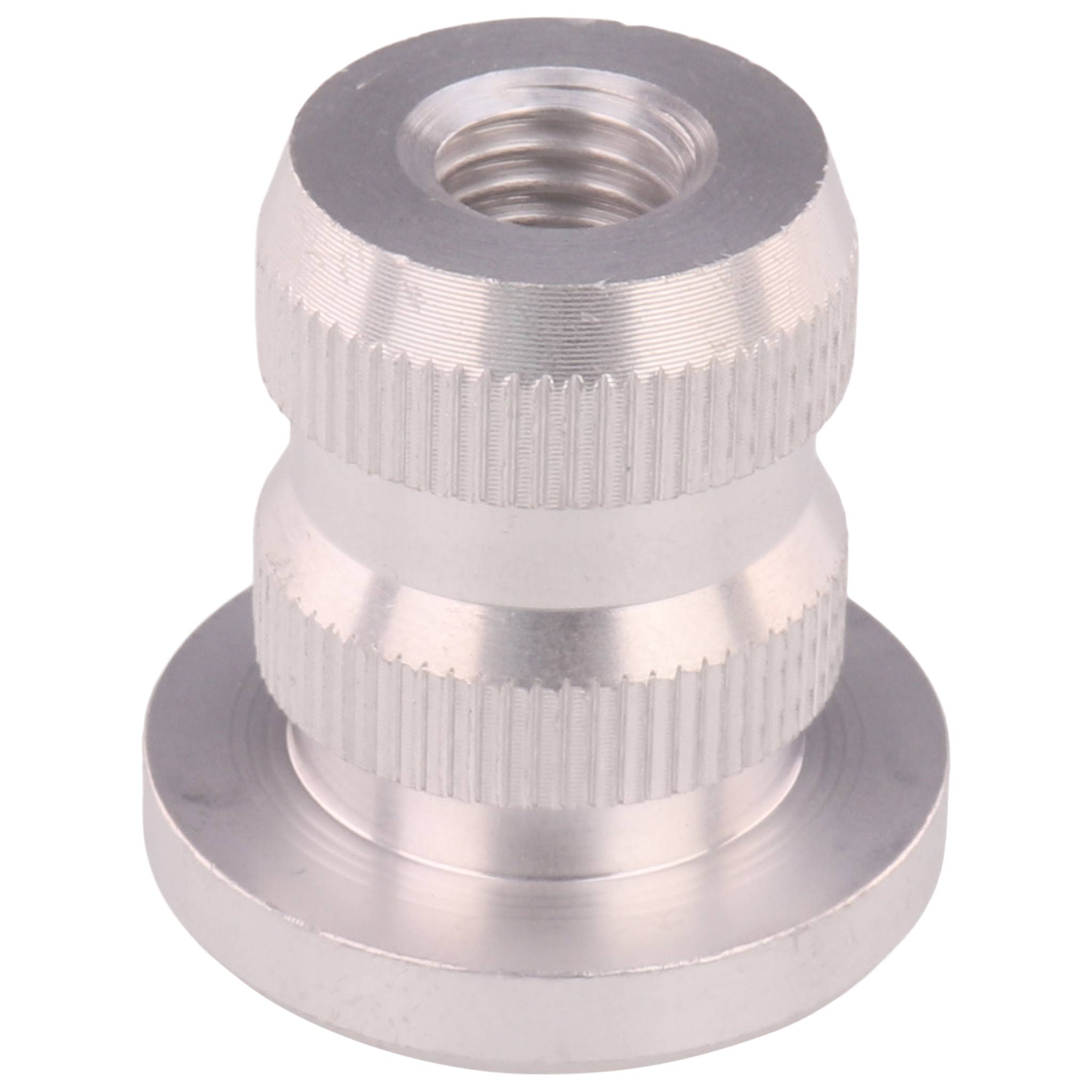 Hülse , Gewindehülse AL, 30x30x30, Aluminium