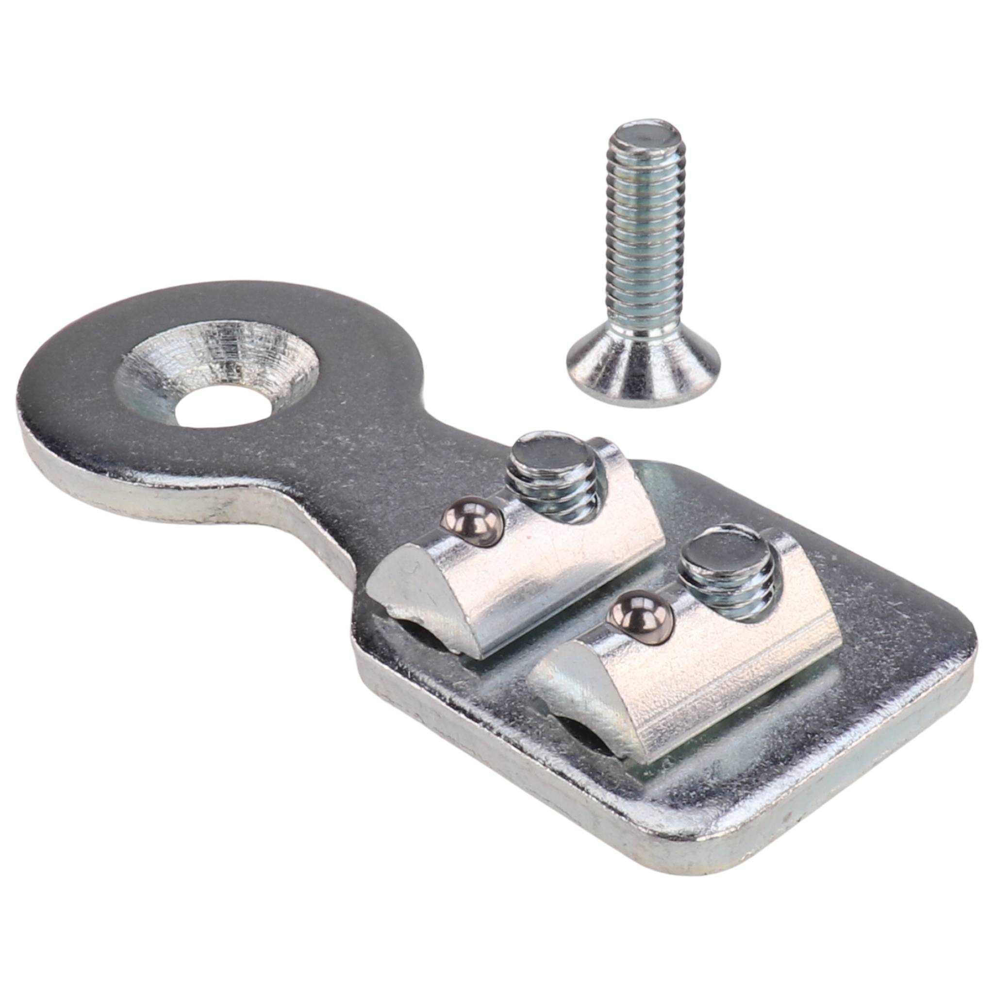 Verbinderplatte, 75x50x4, Stahl, verzinkt