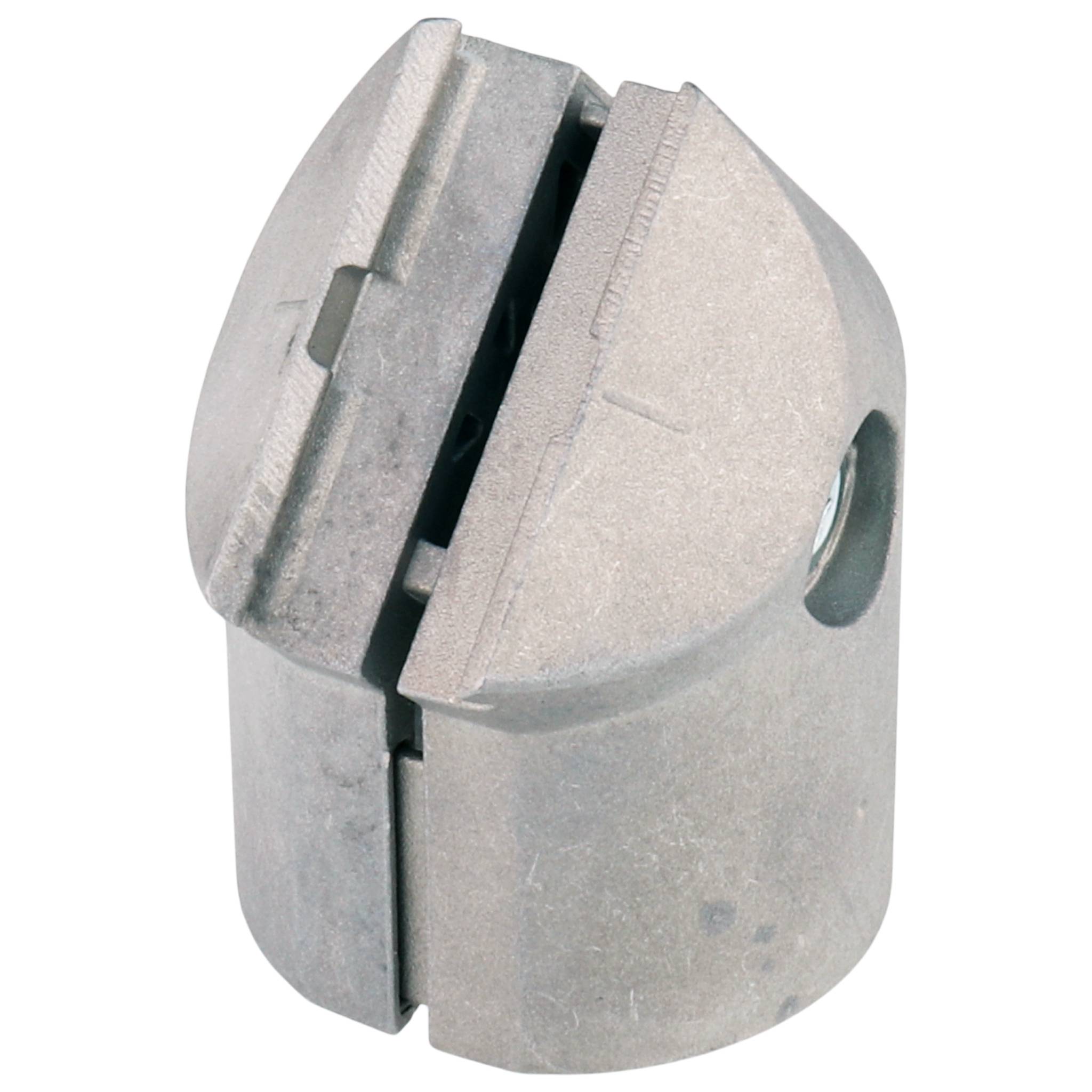 Verbinder, Winkelverbinder, 54x38x40, Aluminiumdruckguß, alufarbig