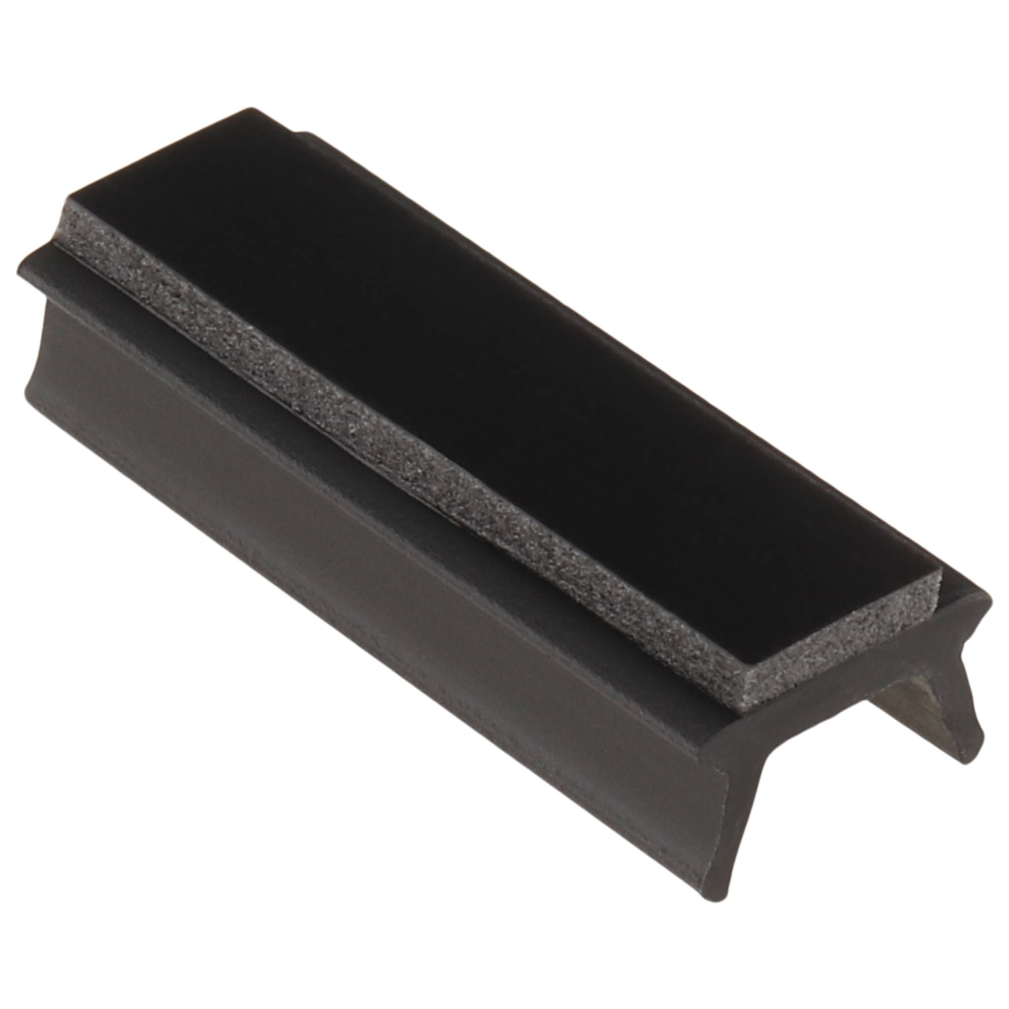 Clip, Klebeclip, 25x9x5, Kunststoff PP, schwarz