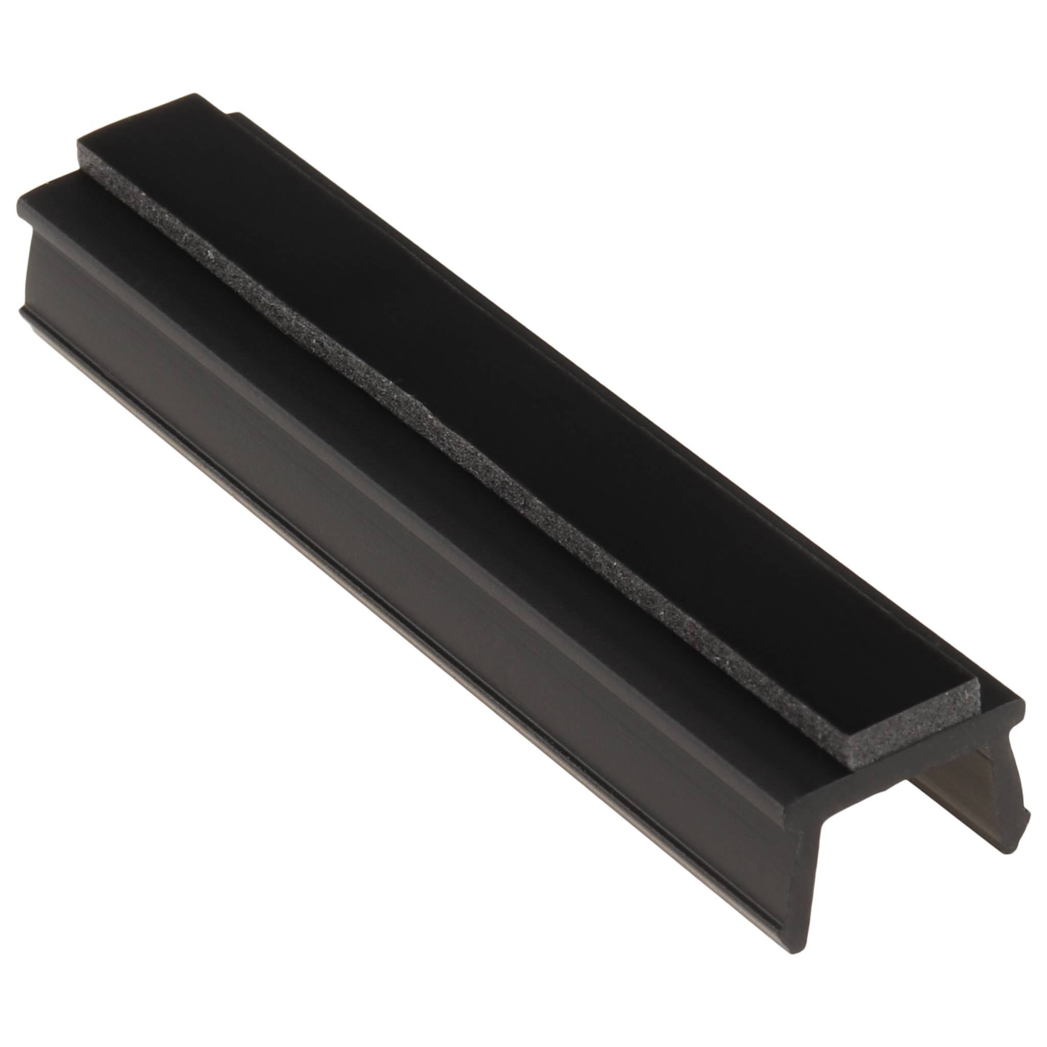 Clip, Klebeclip, 50x11x8, Kunststoff PP, schwarz