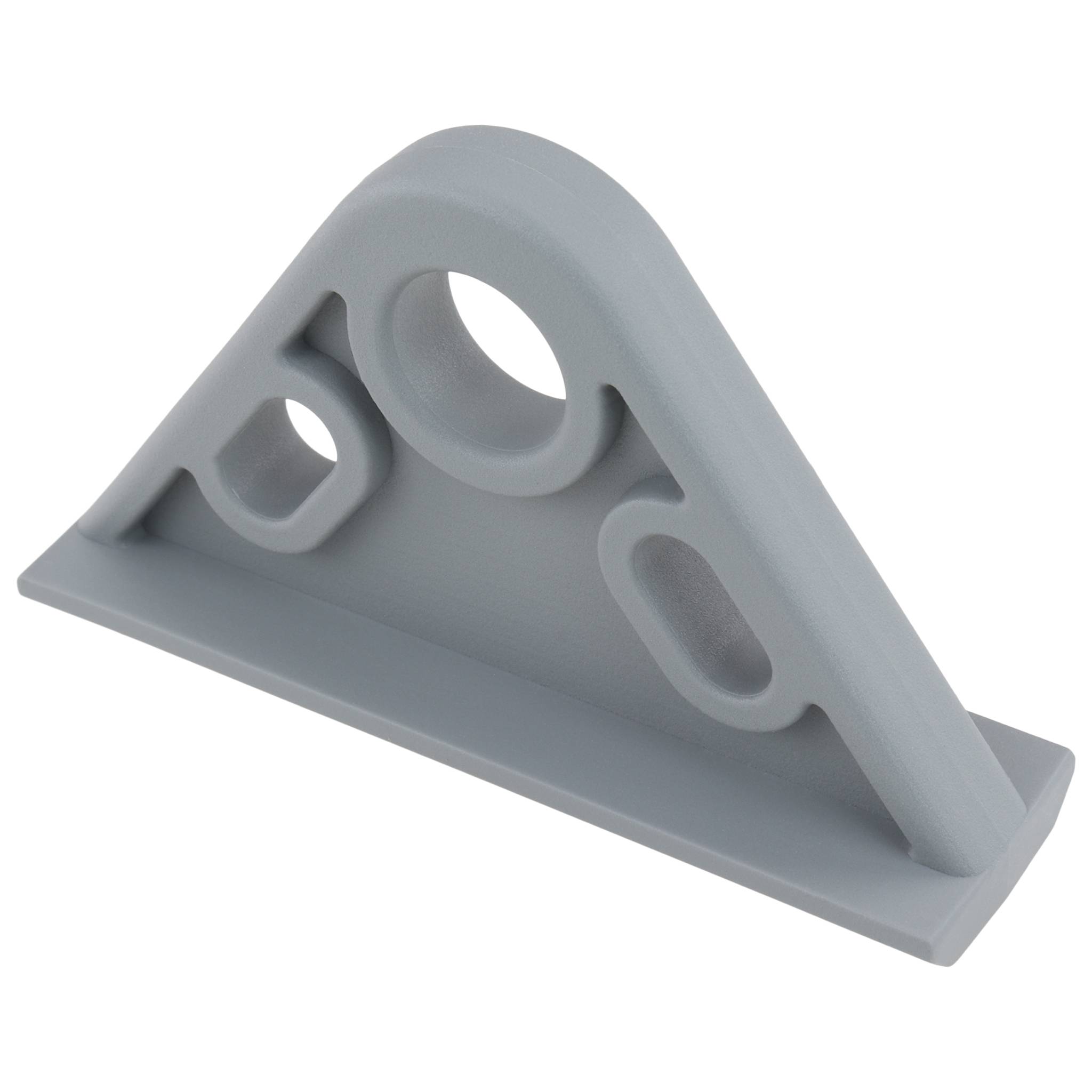 Werkzeuggleiter 8/10, 3-Loch, 60x17x37, Kunststoff PA glasfaserverstärkt, grau