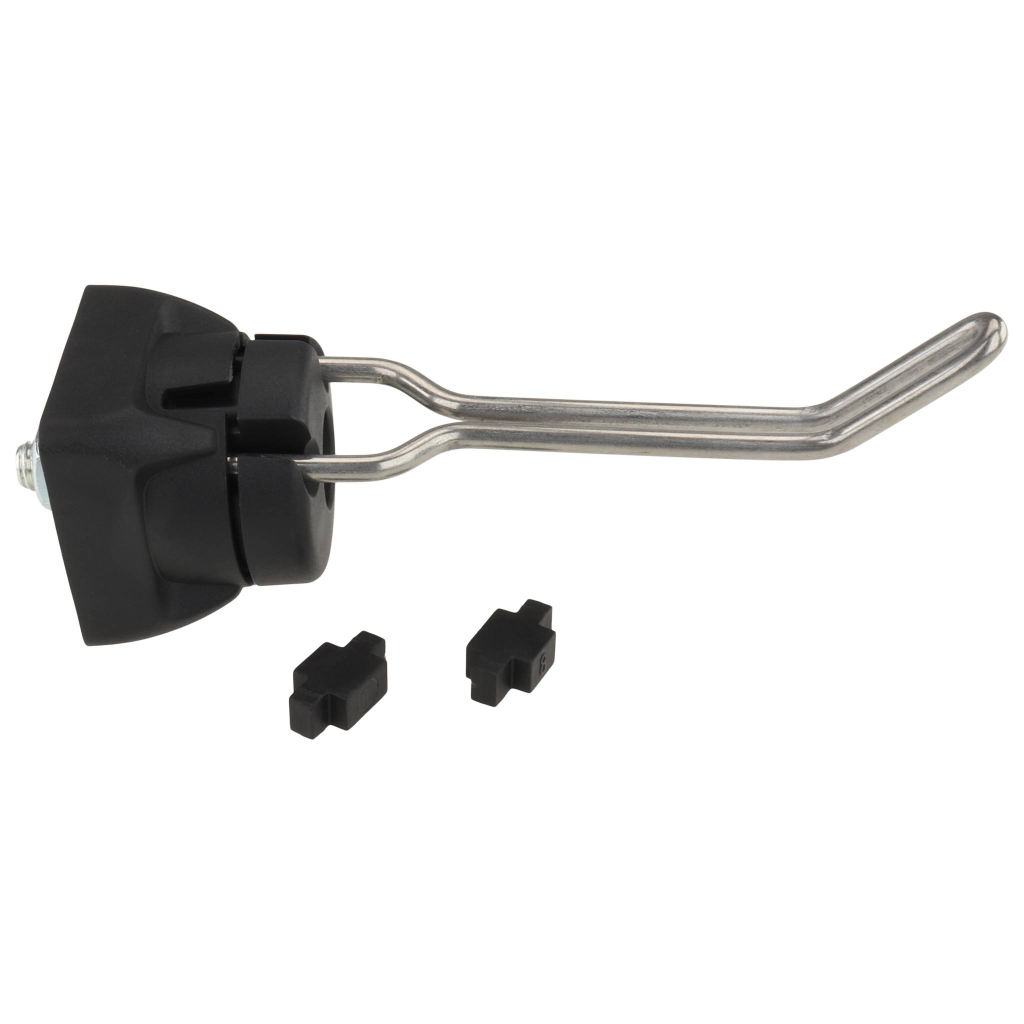 Werkzeughaken FX 66/27-13, 125x40x40, Kunststoff / Edelstahl, blank, schwarz