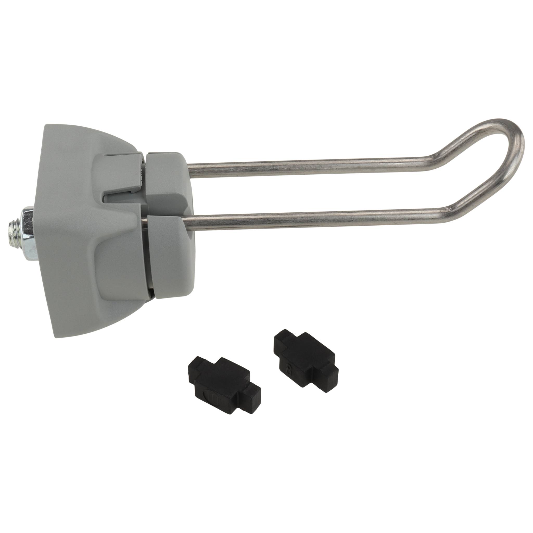 Werkzeughaken FX 59/19-24, 111x40x40, Kunststoff / Stahl / Edelstahl, blank, grau