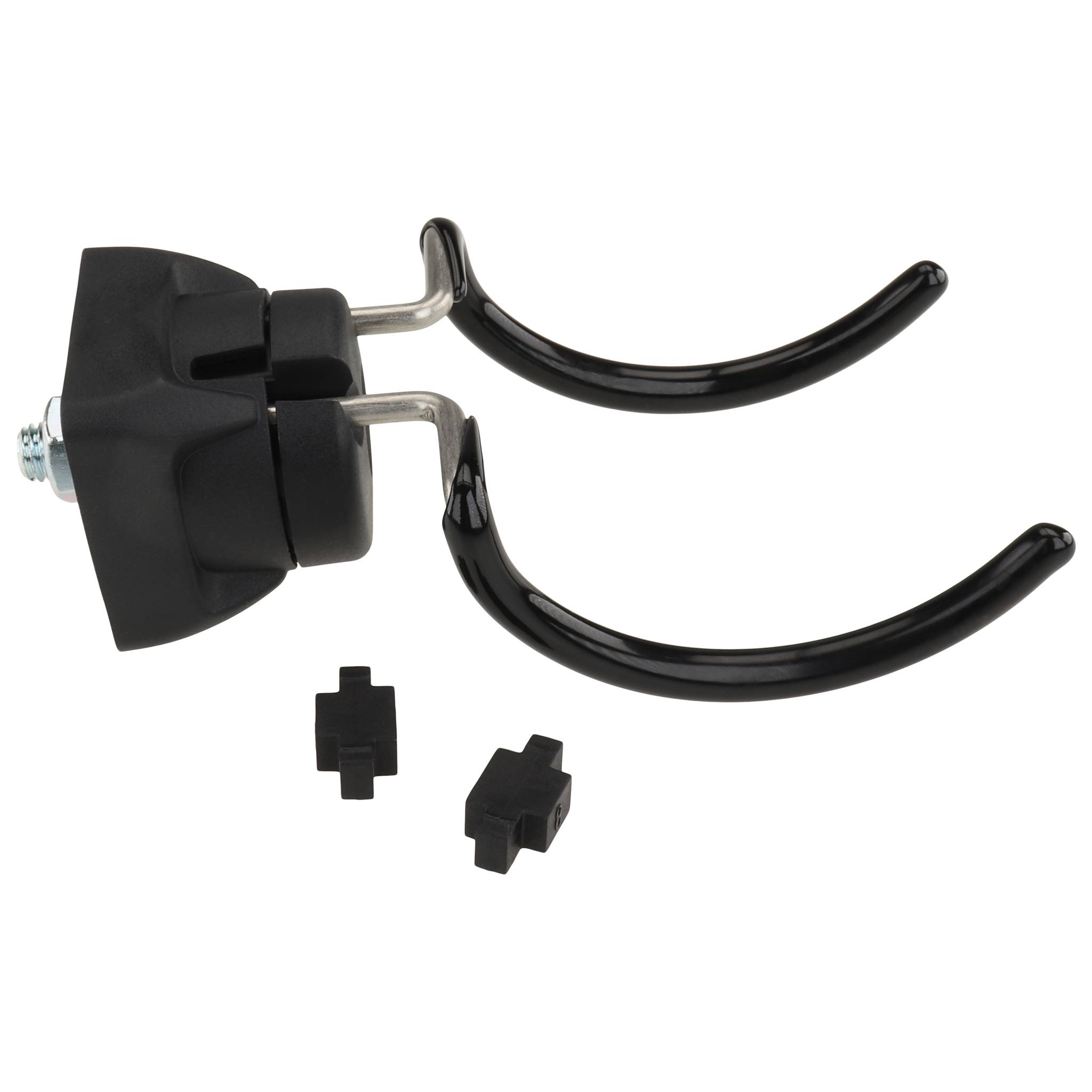 Werkzeug-Doppelhaken FX R35-67, 118x67x40, Kunststoff / Stahl / Edelstahl, PVC beschichtet, schwarz