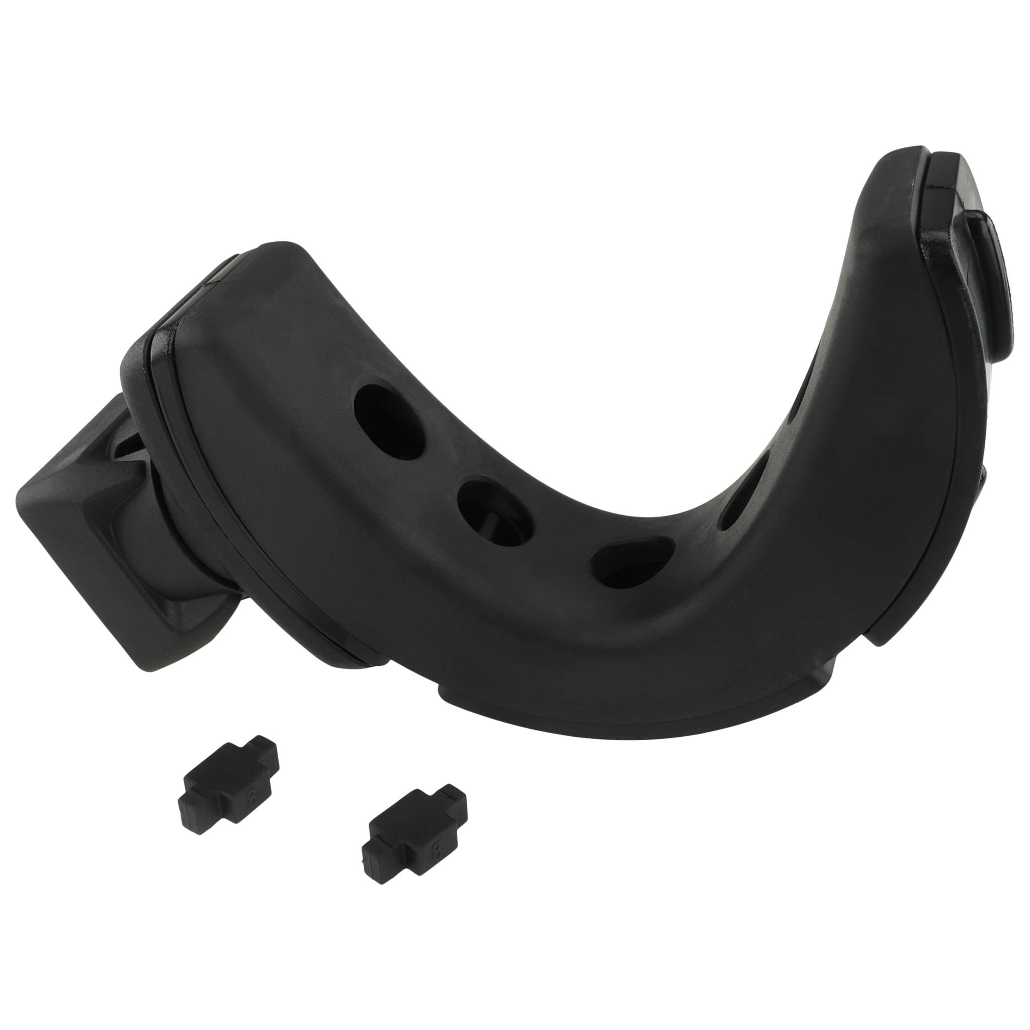 Packband-Handabrollerhalter FX, 161x40x40, Kunststoff / Stahl, TPE beschichtet, schwarz