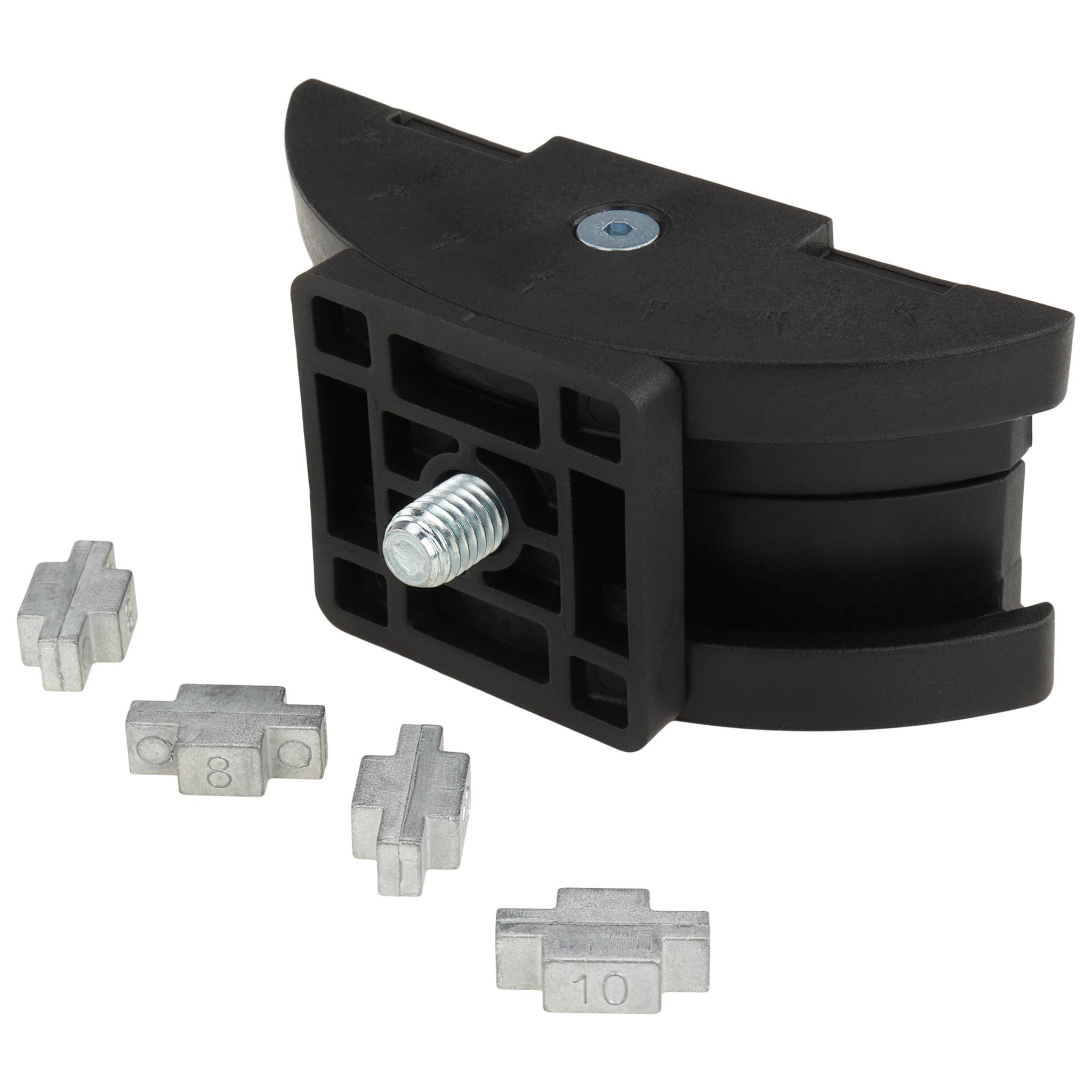 Schwenkadapter, 100x46x40, Kunststoff PA kohlefaserverstärkt, schwarz