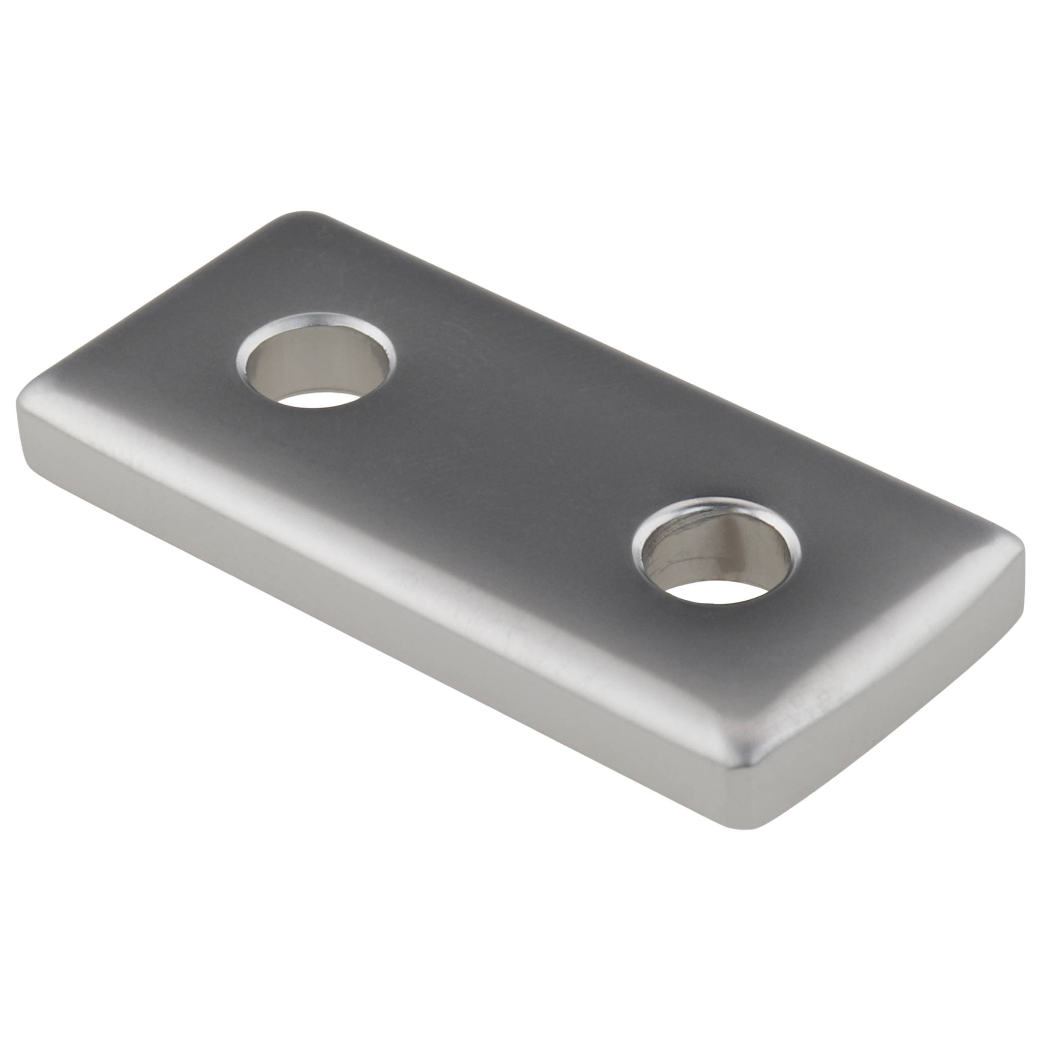 Platte, Verbinderplatte, 38x18x4, Aluminium, eloxiert, alufarbig