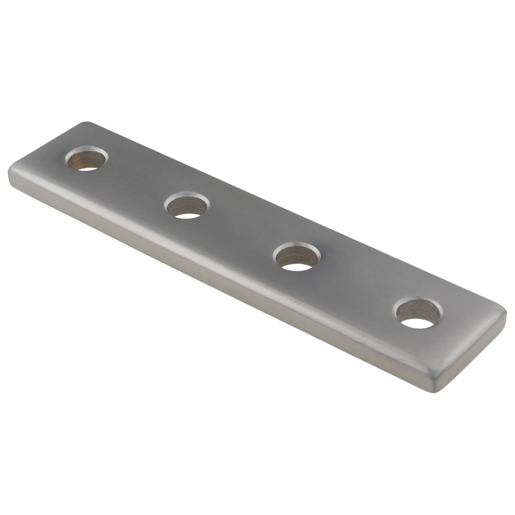 Platte, Verbinderplatte, 78x18x4, Aluminium, eloxiert, alufarbig