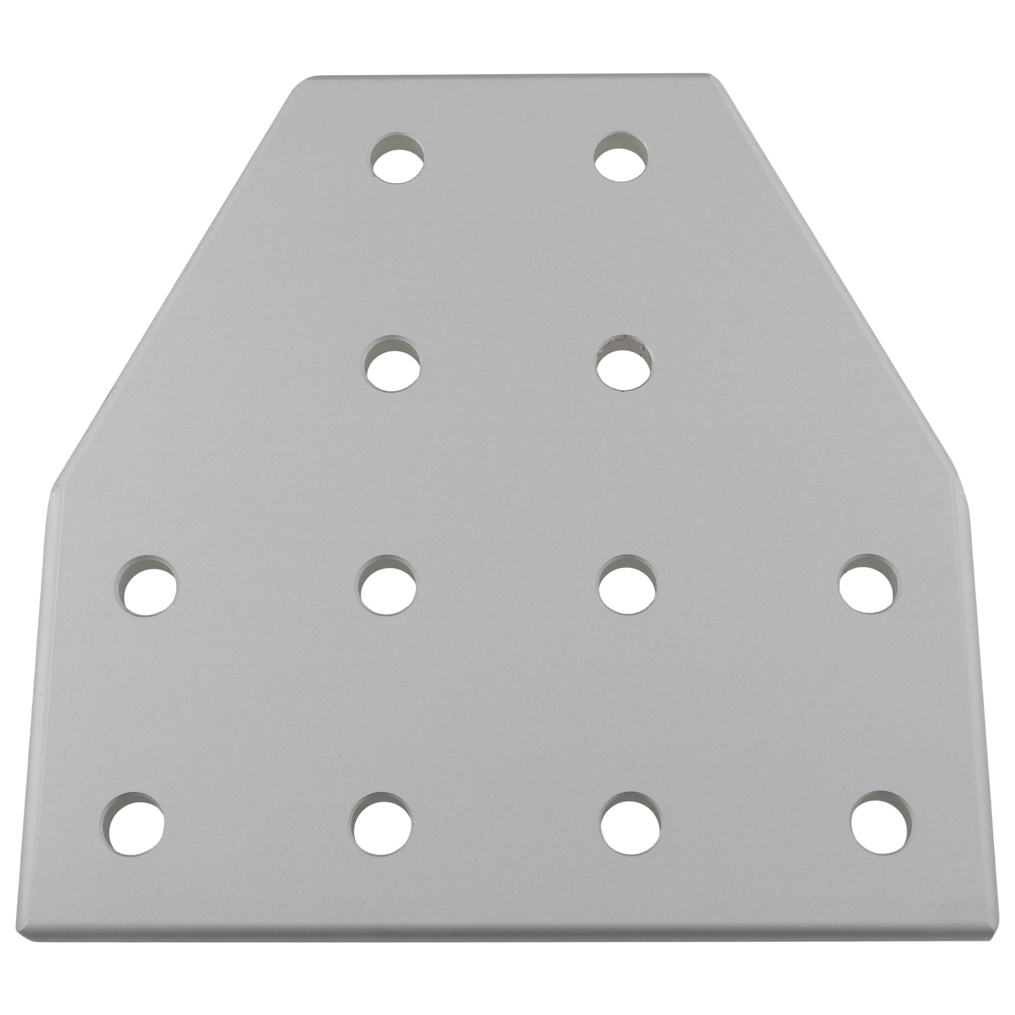 Platte, Verbinderplatte, 117x117x5, Aluminium, eloxiert, alufarbig