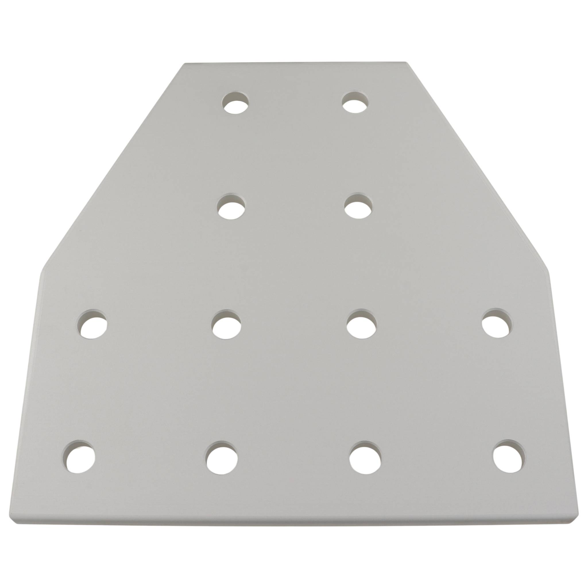 Platte, Verbinderplatte, 156x156x6, Aluminium, eloxiert, alufarbig