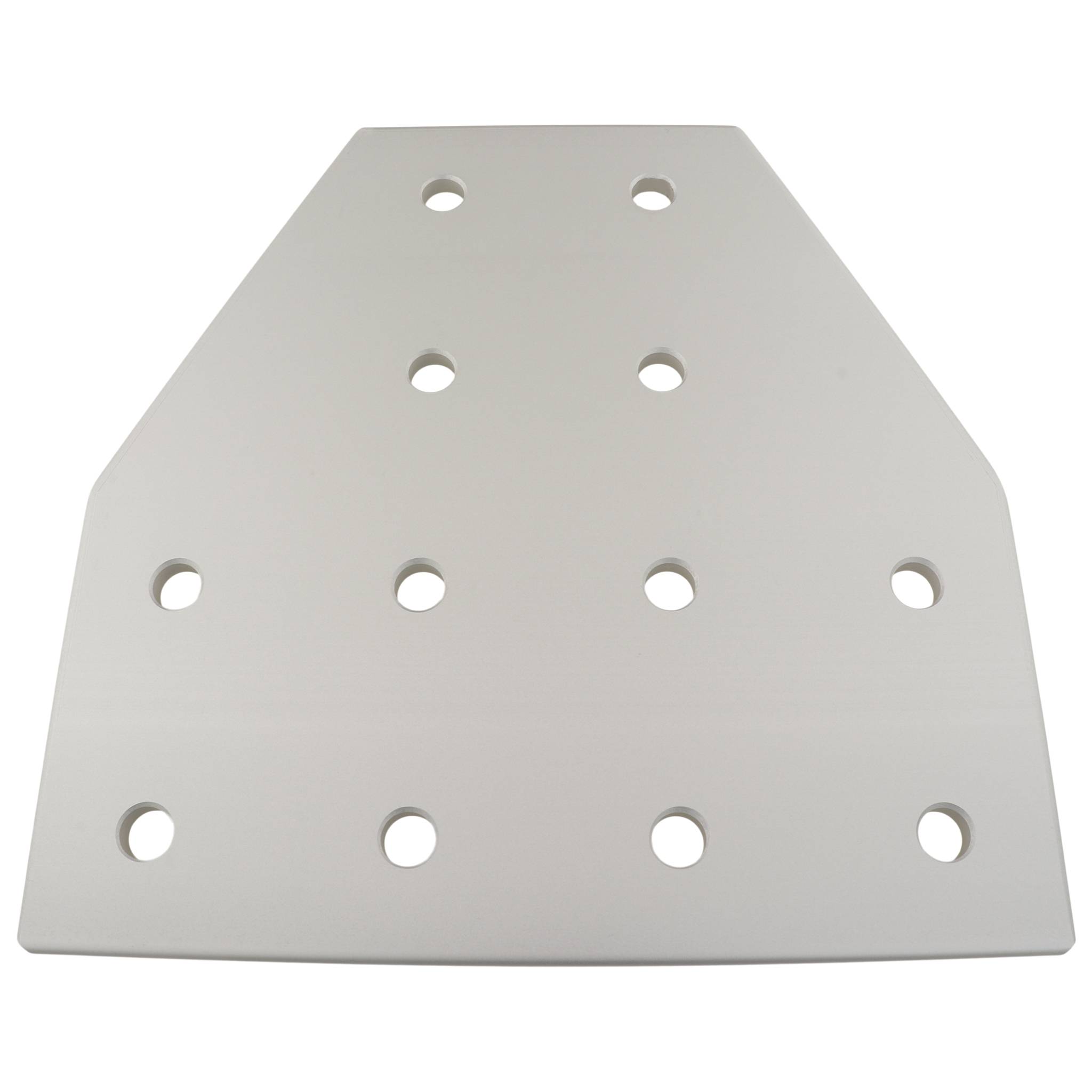 Platte, Verbinderplatte, 176x176x6, Aluminium, eloxiert, alufarbig