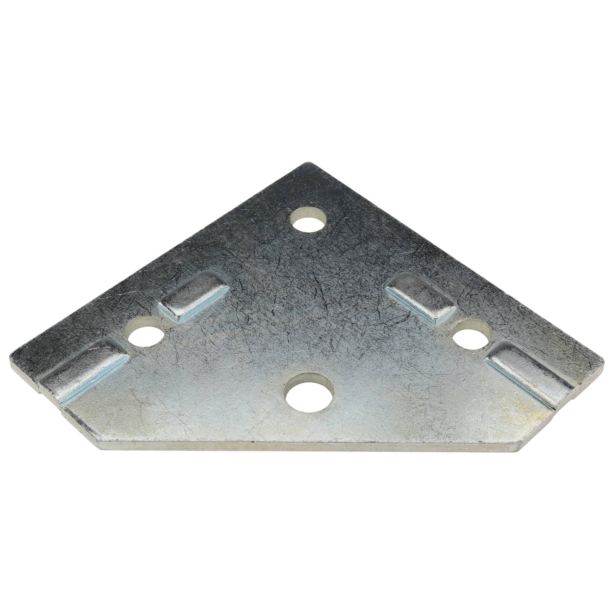 Platte, Verbinderplatte, 100x100x4, Stahl, verzinkt