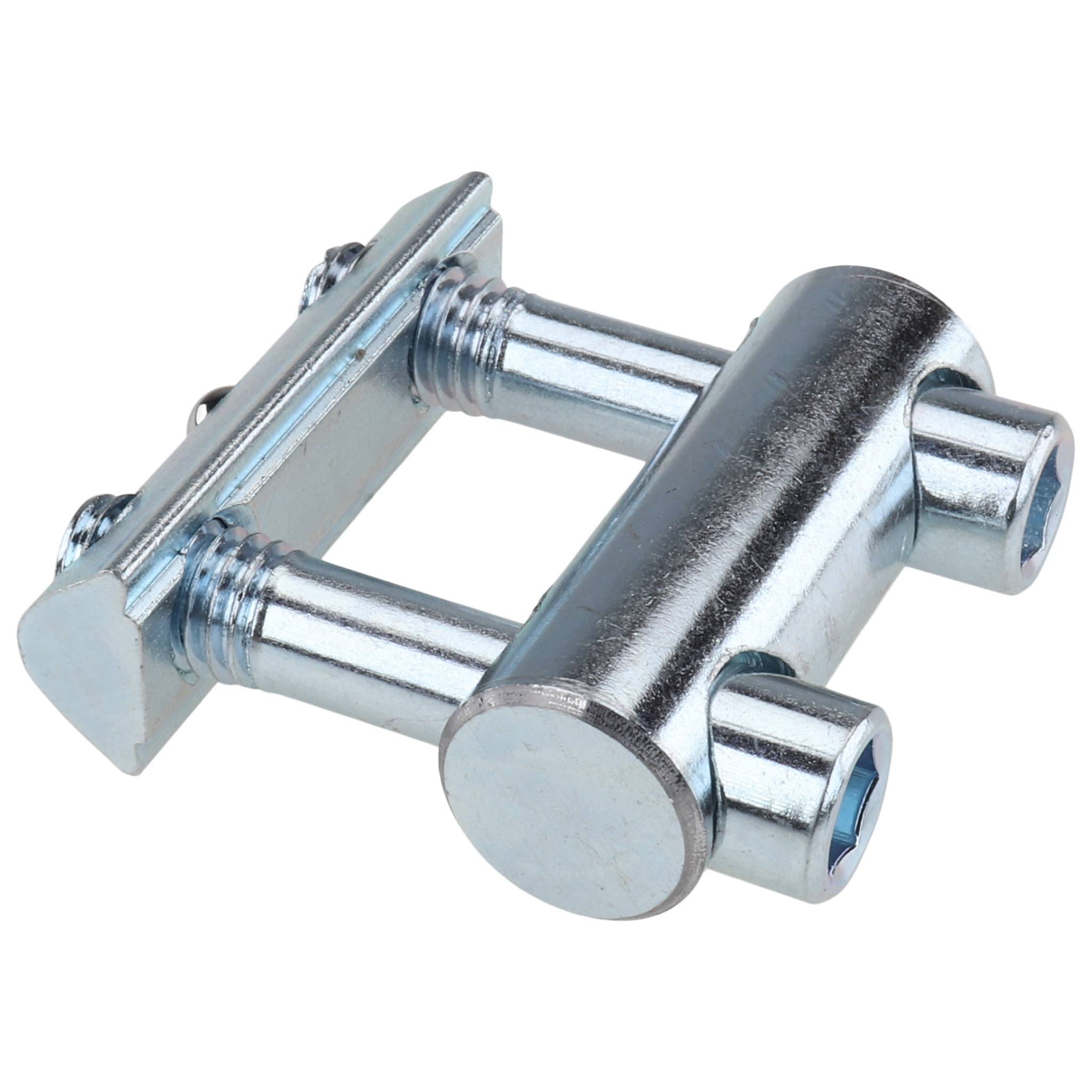 Bolzenverbinder, 40x8x8, Stahl, verzinkt