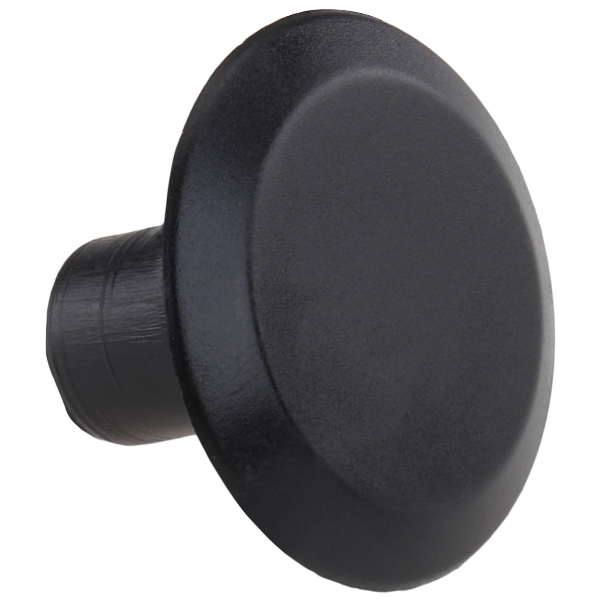 Abdeckkappe, 17x17x3, Kunststoff, schwarz