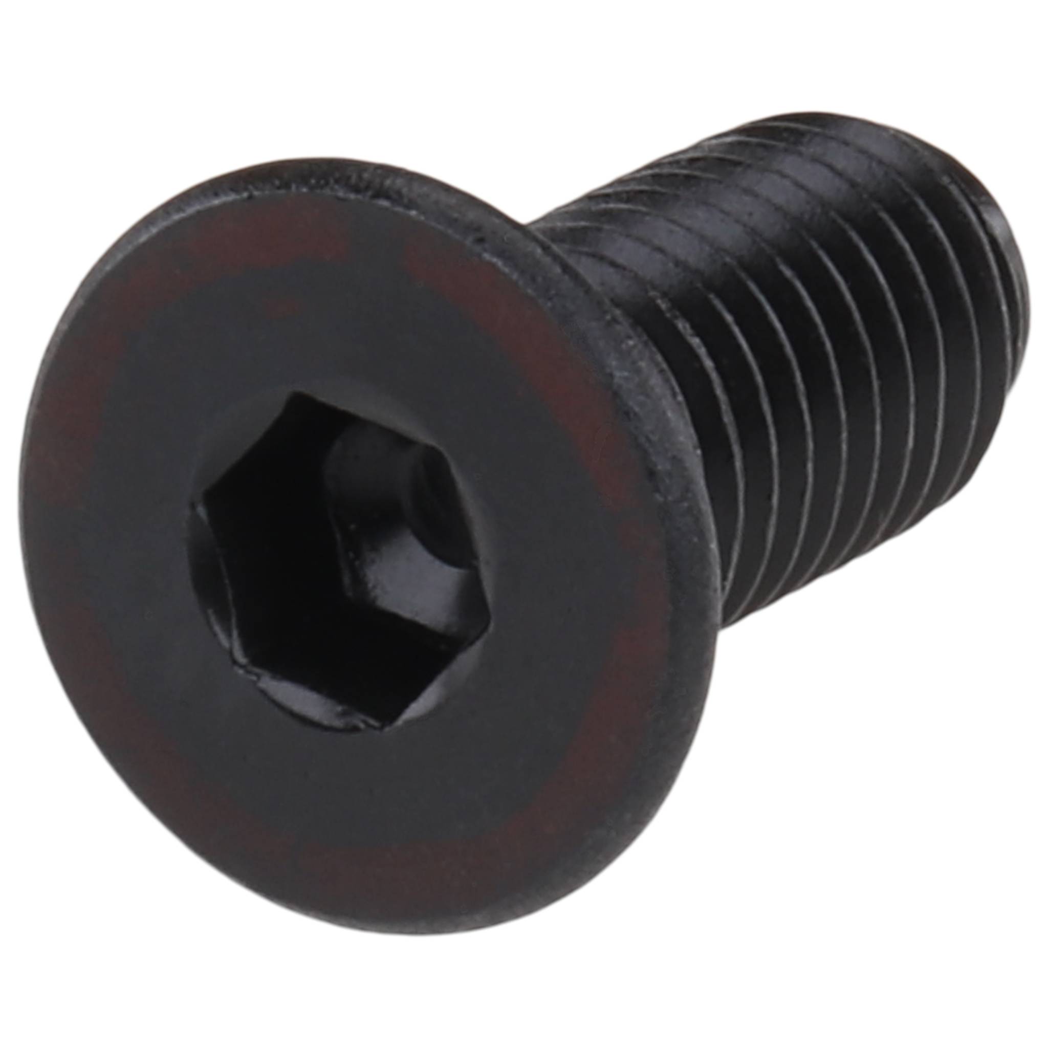 Schraube, Senkkopfschraube, S7x16, Stahl, brüniert - gleitbeschichtet, schwarz